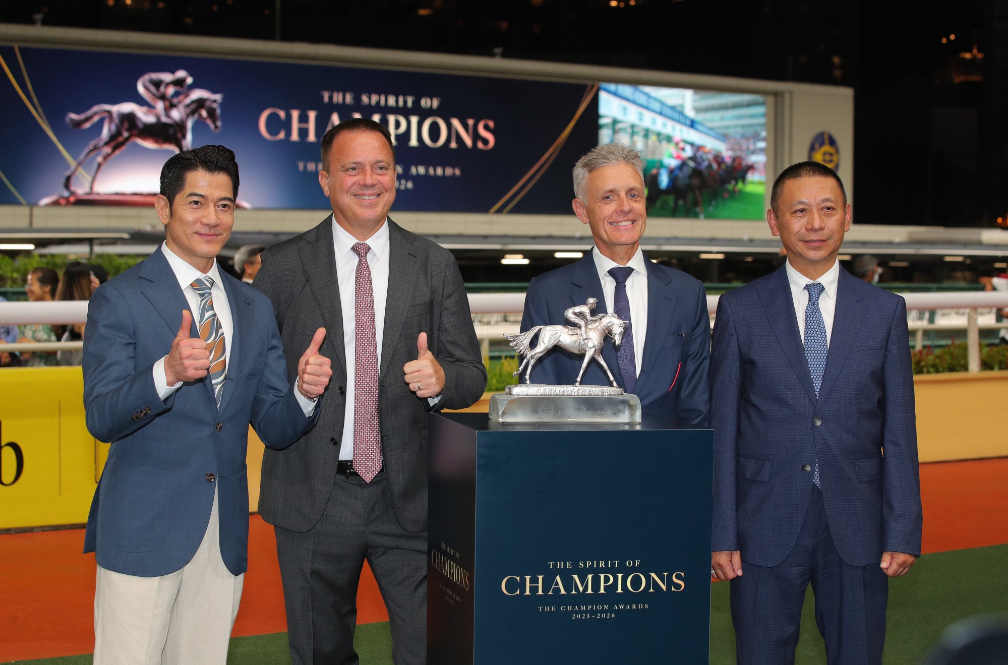 Mark Newnham (second right) narrowly fell short in last season’s title race. Mark Newnham (second right) narrowly fell short in last season’s title race.