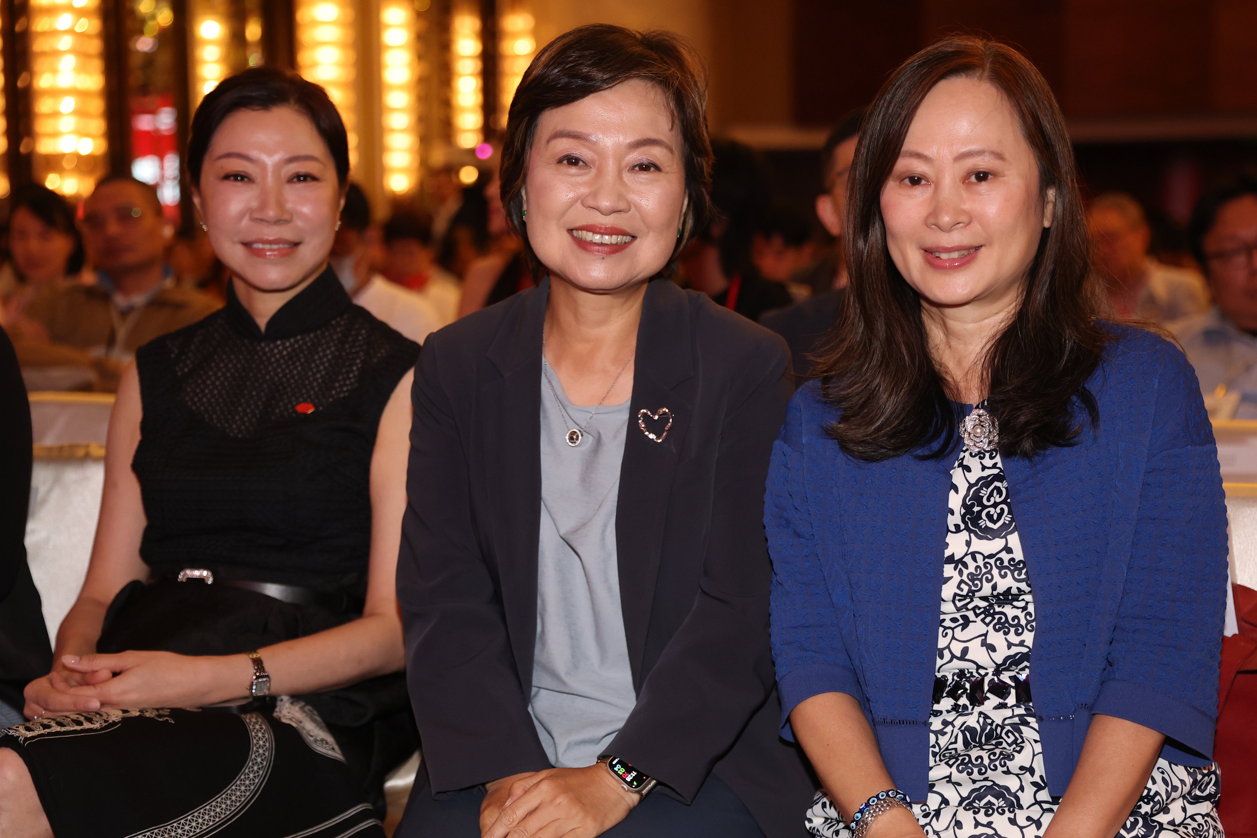 (From left) Janet Pang, HSBC’s head of retail business, Secretary for Education Christine Choi and South China Morning Post publisher Tammy Tam at the Global Education Summit 2026. Photo: Edmond So