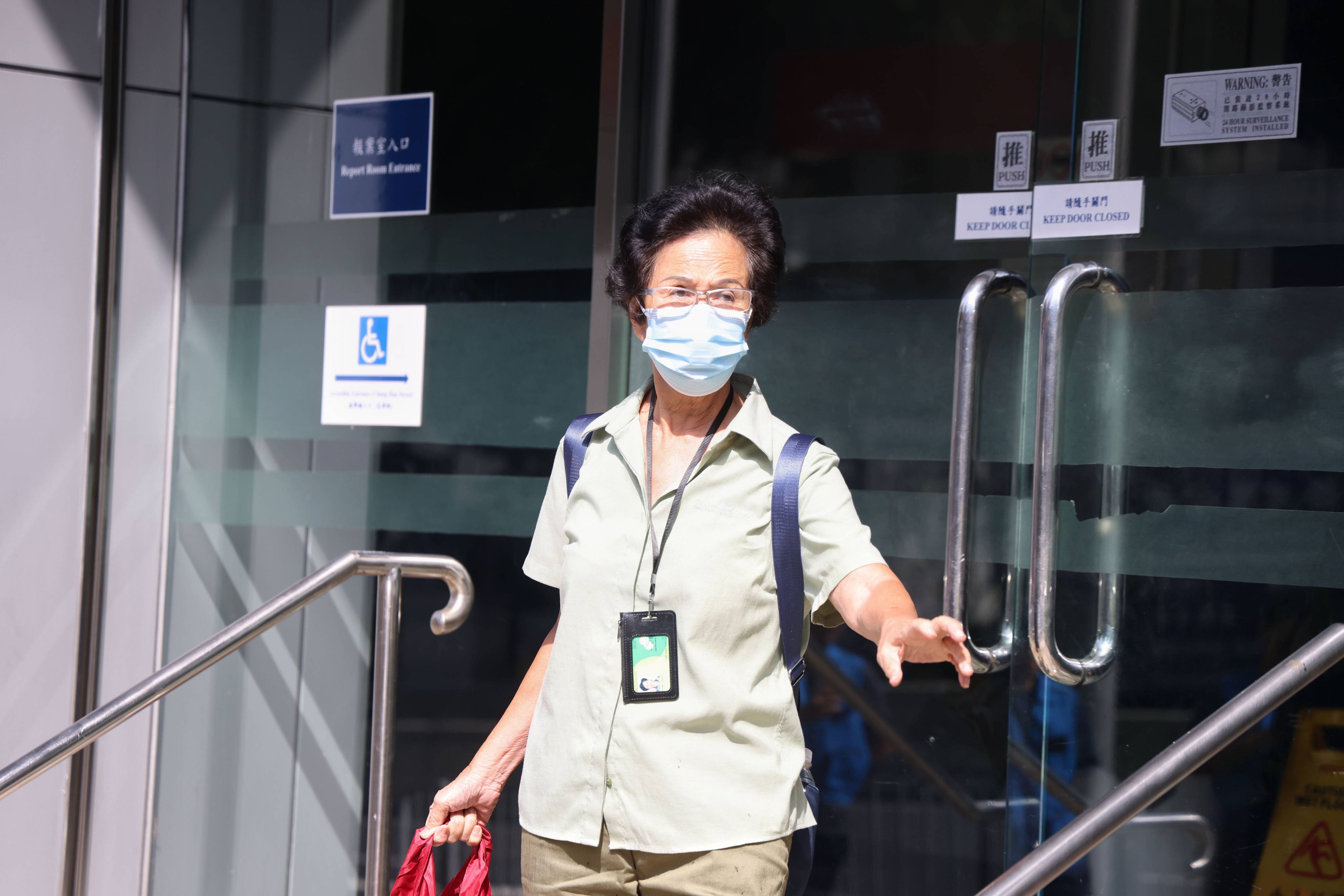 A woman and two men (not pictured) have been arrested on suspicion of acting with seditious intent. Photo: Silvia Siu