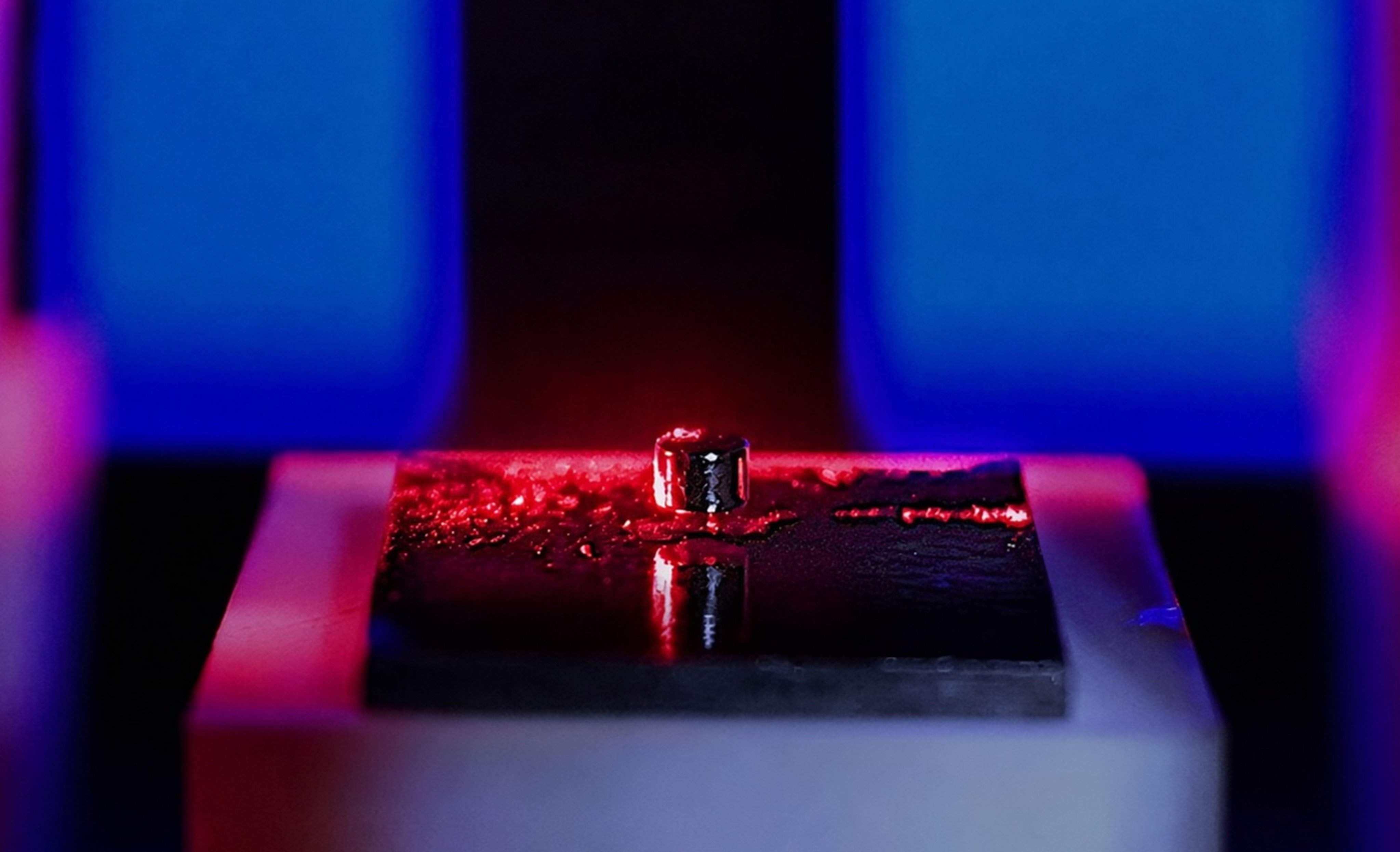 The Levitated Magnet Magnetometer, or LeMaMa, functions like a compass with a needle that floats in mid-air with virtually no friction. Photo: Handout