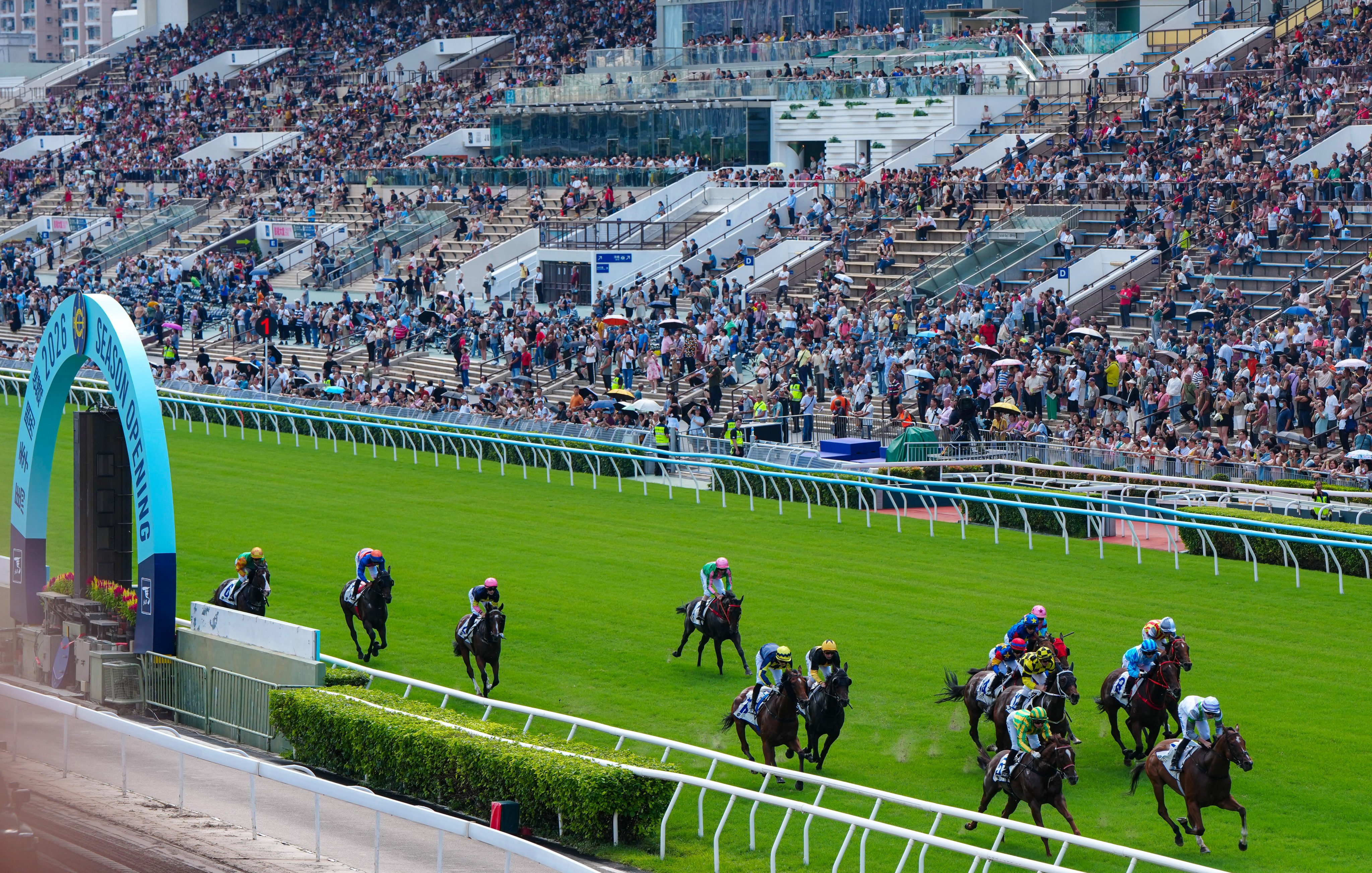 Racing fans from near and far flocked to the opening day of the Hong Kong season at Sha Tin. Photo: Sam Tsang