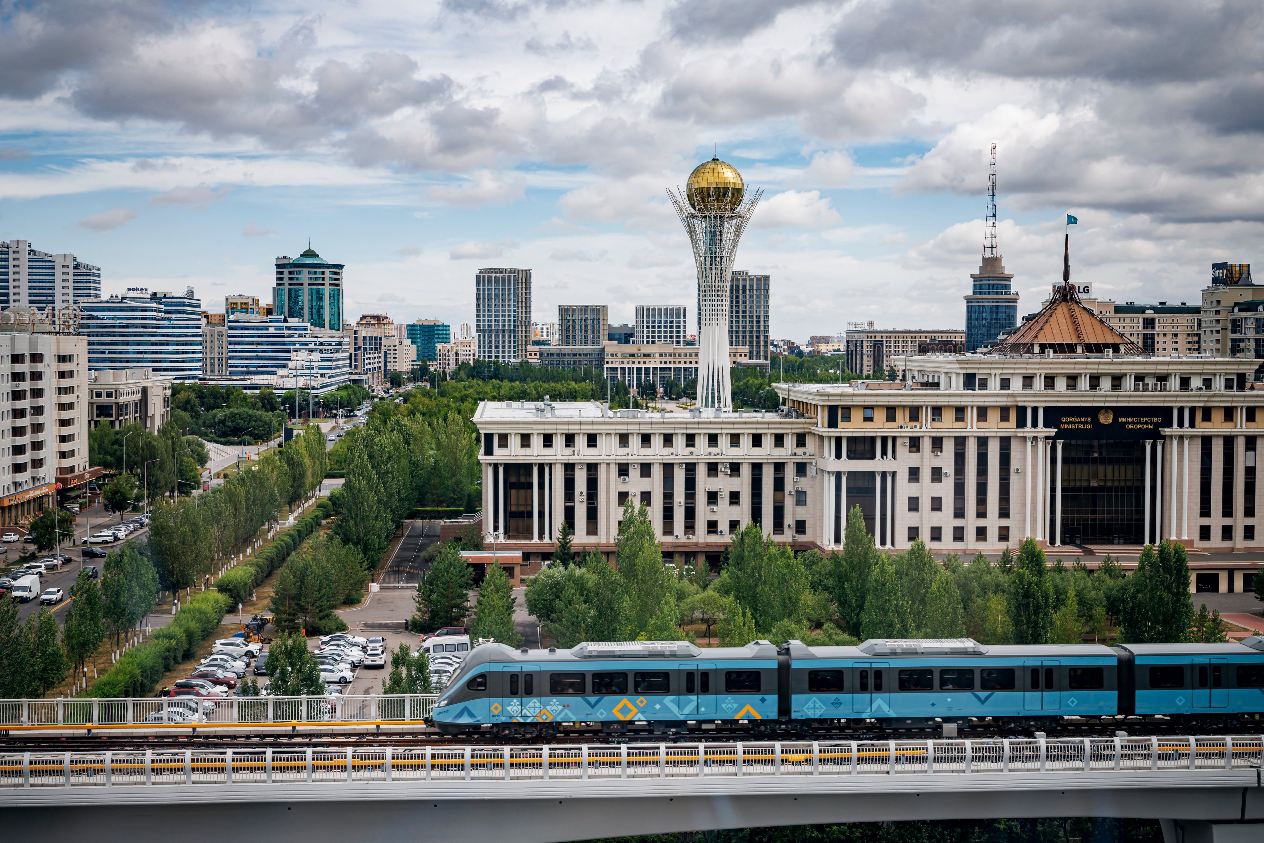 A view of Astana, Kazakhstan, on June 29, 2026. Photo: Photothek via Getty Images