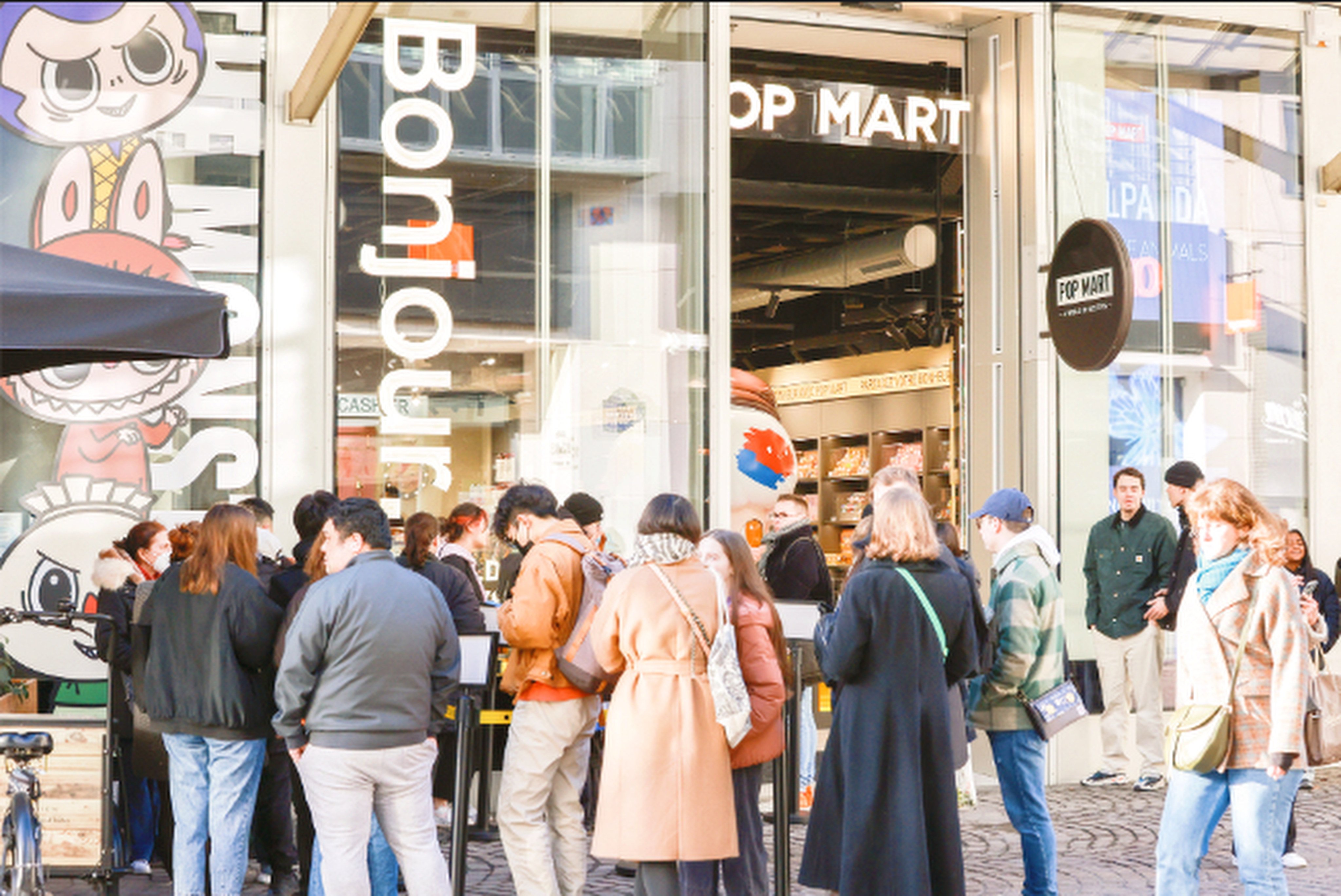 Pop Mart founder and CEO Wang Ning travelled to Paris ahead of the brand’s upcoming store opening. Photo: Handout