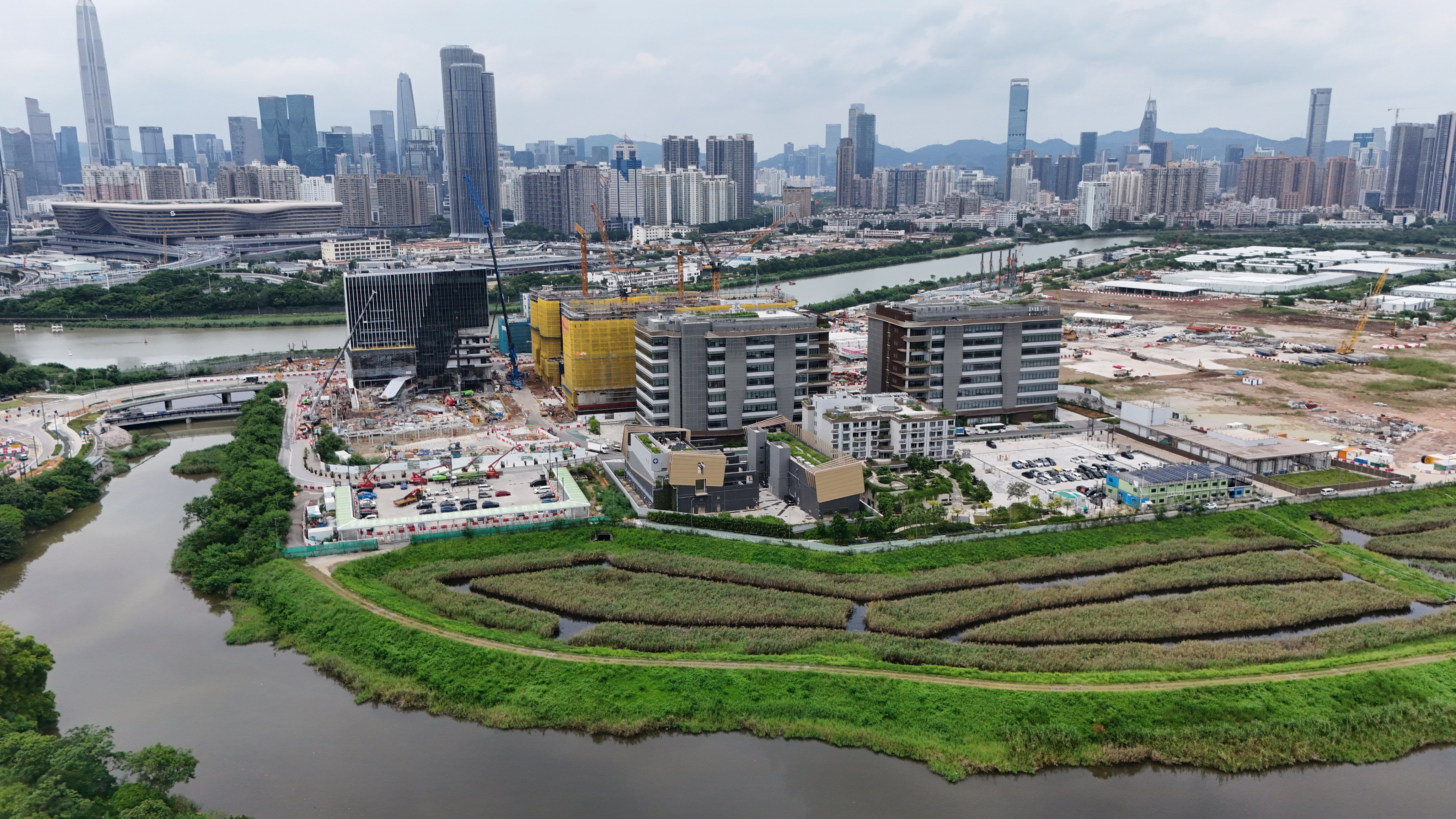 The Hong Kong-Shenzhen Innovation and Technology Park at the Lok Ma Chau Loop. Photo: Edmond So
