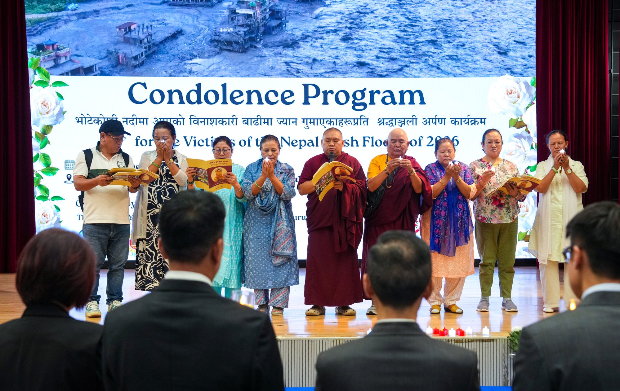 The hour-long programme was organised by local community groups with support from the Nepalese consulate. Photo: Kit Lai The hour-long programme was organised by local community groups with support from the Nepalese consulate. Photo: Kit Lai