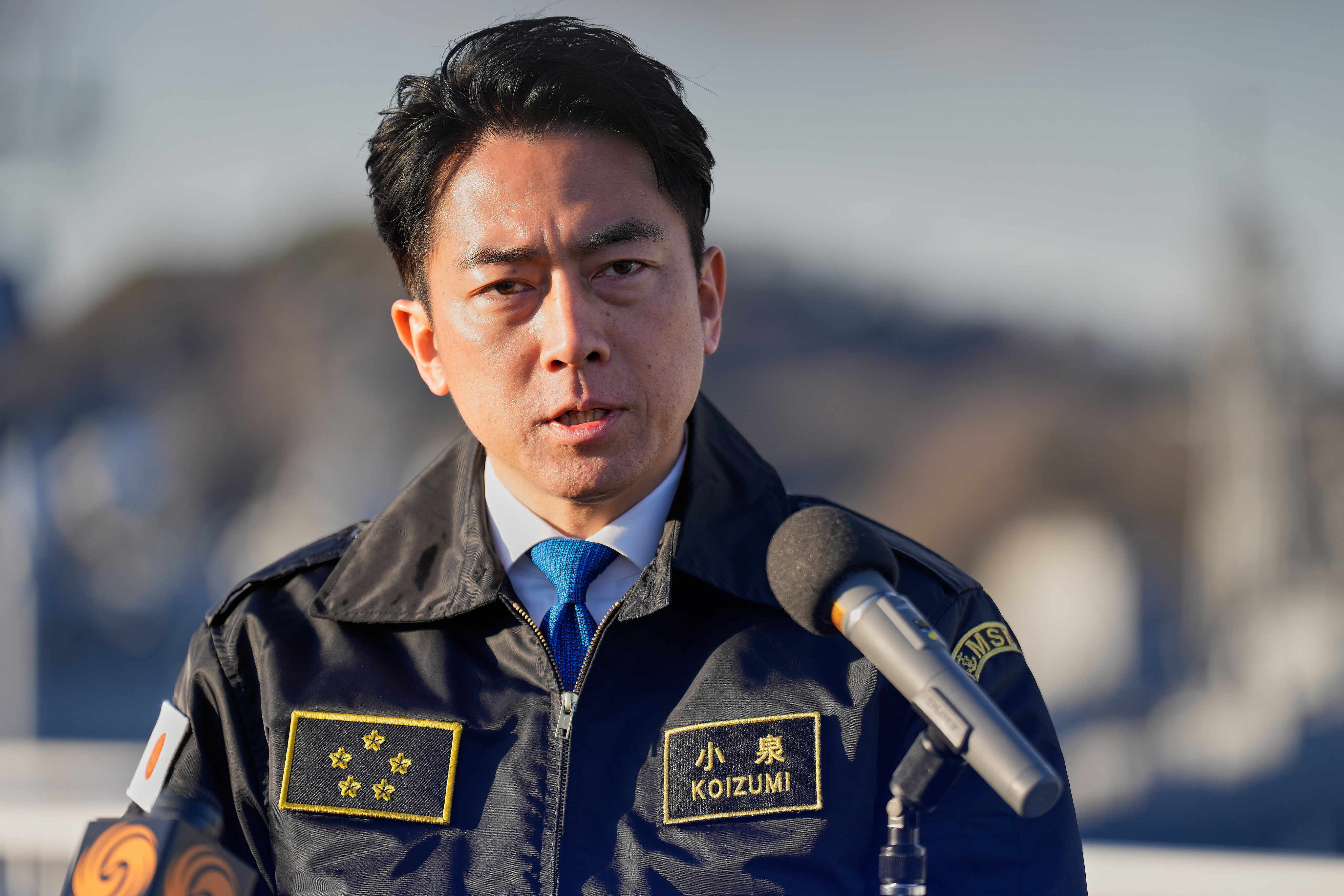 Japan’s Defence Minister Shinjiro Koizumi has made clear the government is “not considering” hiring foreign nationals for the armed forces. Photo: AP