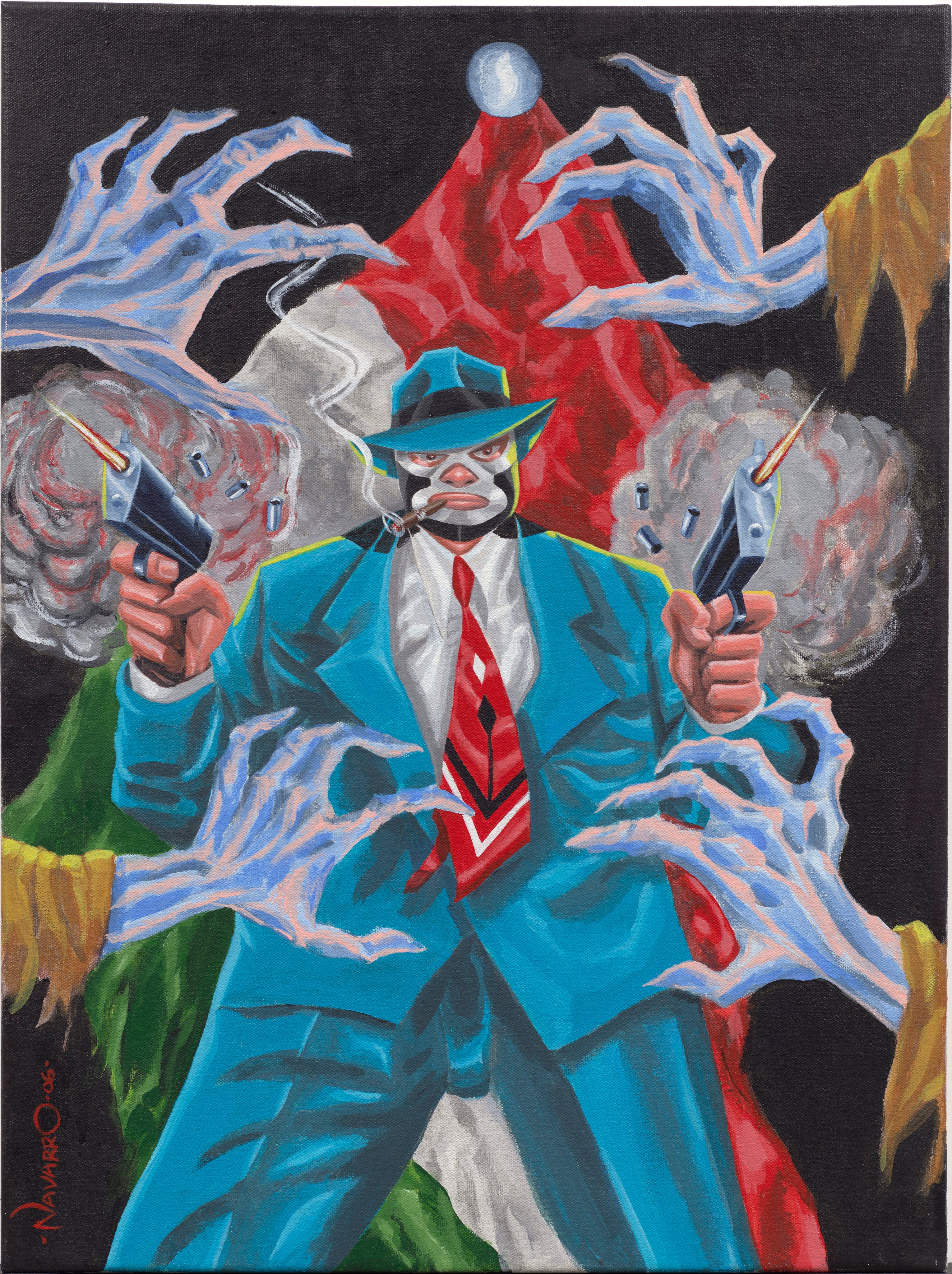 Sonámbulo: Mexican Stand-Off (2006) by Rafael Navarro. Photo: Lucas Museum of Narrative Art