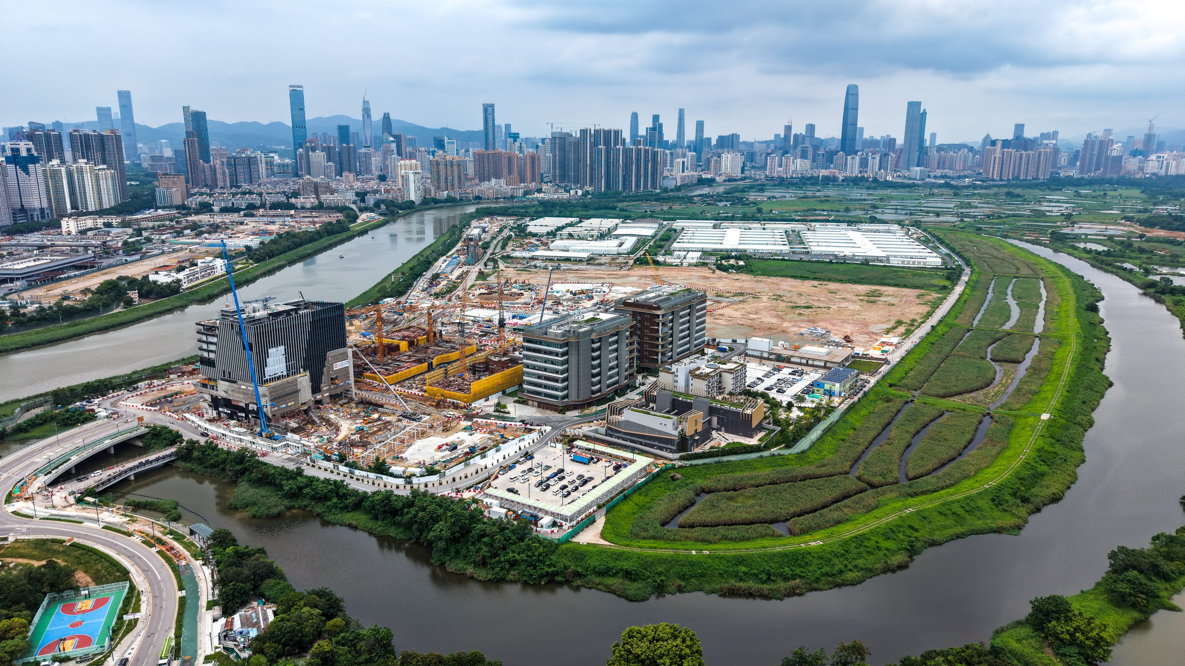 More than 100 technology enterprises and institutions have signed leases and begun moving into the Hong Kong-Shenzhen Innovation and Technology Park, which opened in December 2025. Photo: Karma Lo