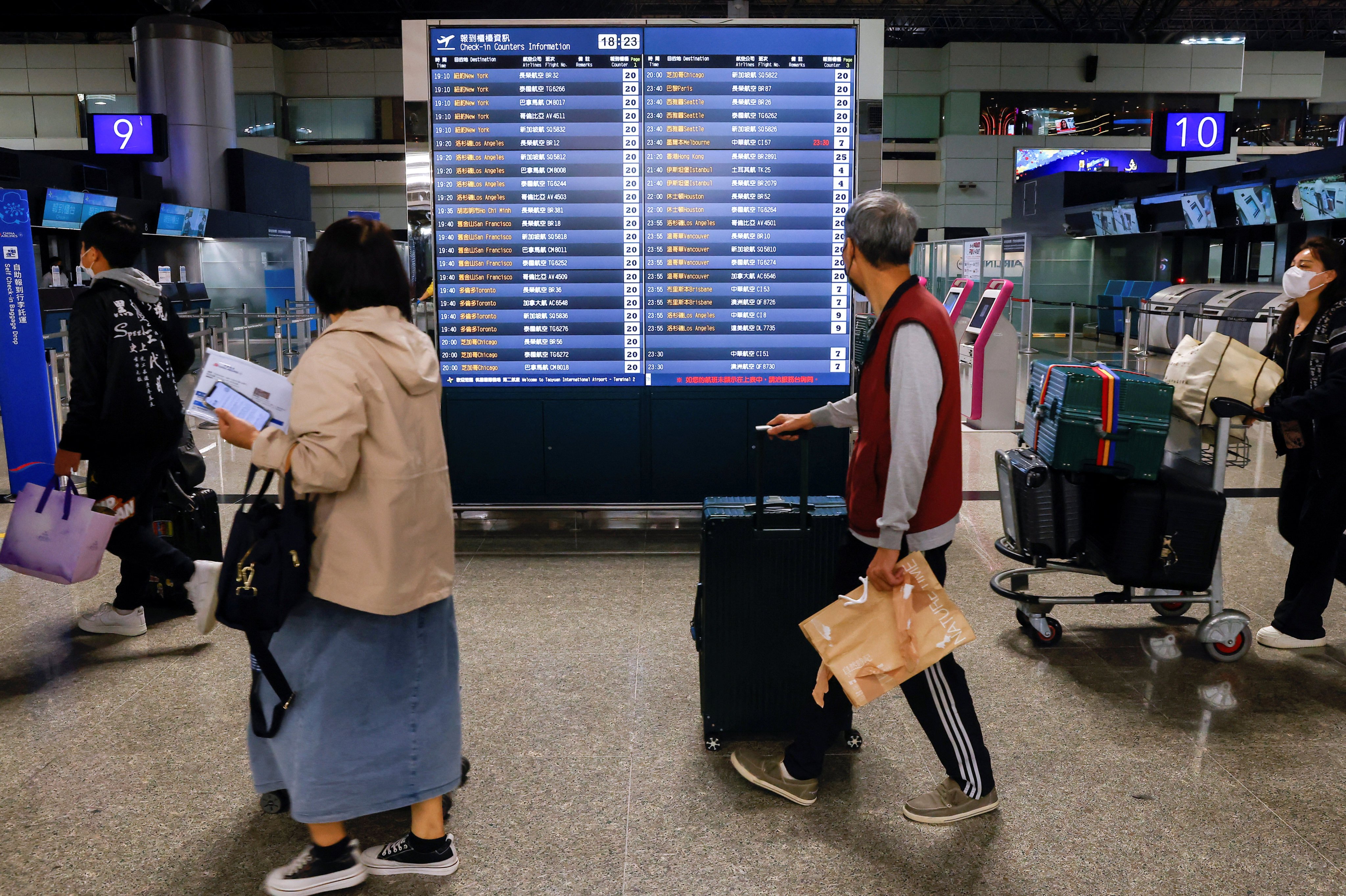 Travellers heading from Taiwan to the mainland are required to submit details of the trip to the island’s authorities. Photo: Reuters