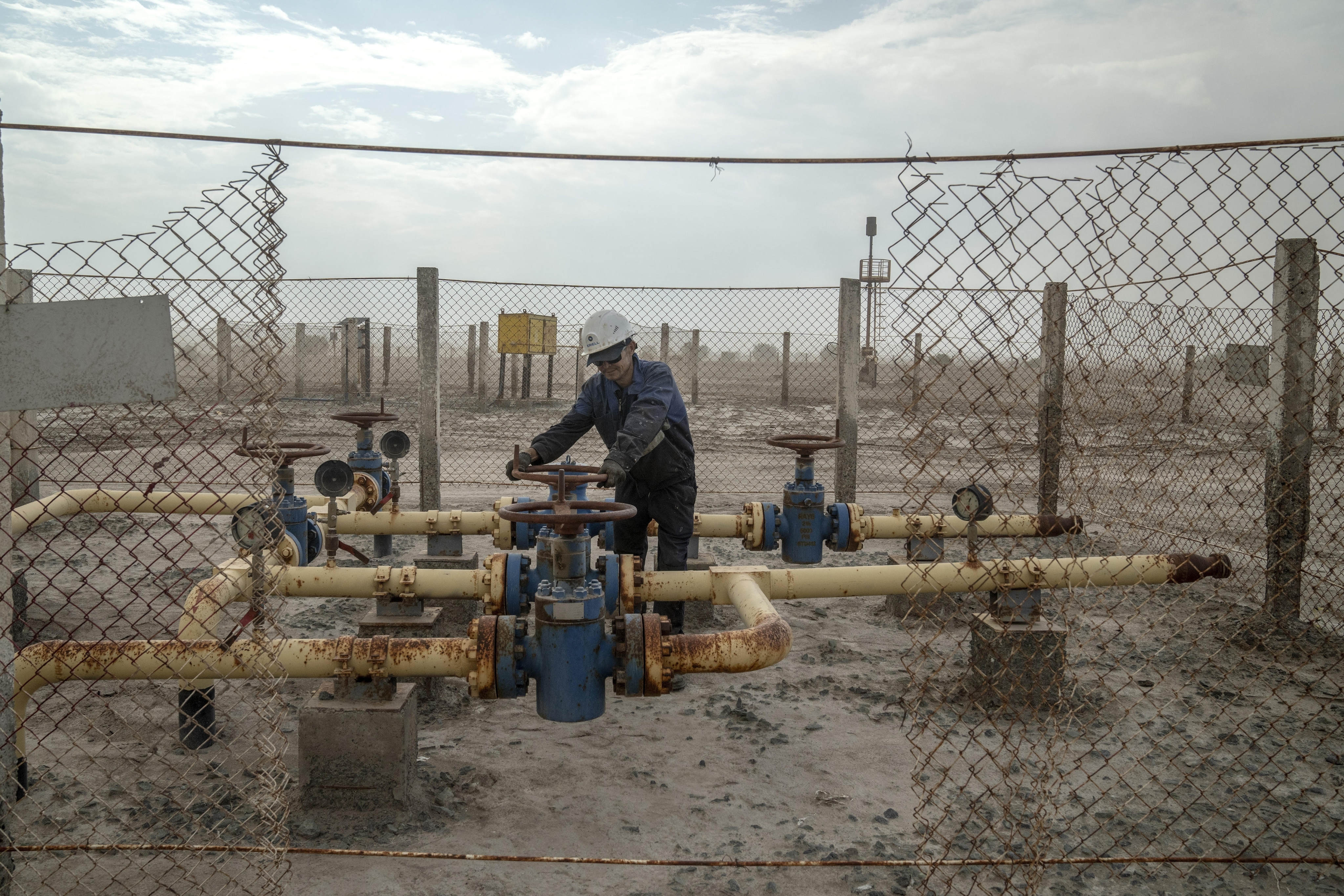 For now, Central Asia relies heavily on natural gas but increasingly large sums are being spent on developing sources of clean energy. Photo: AP