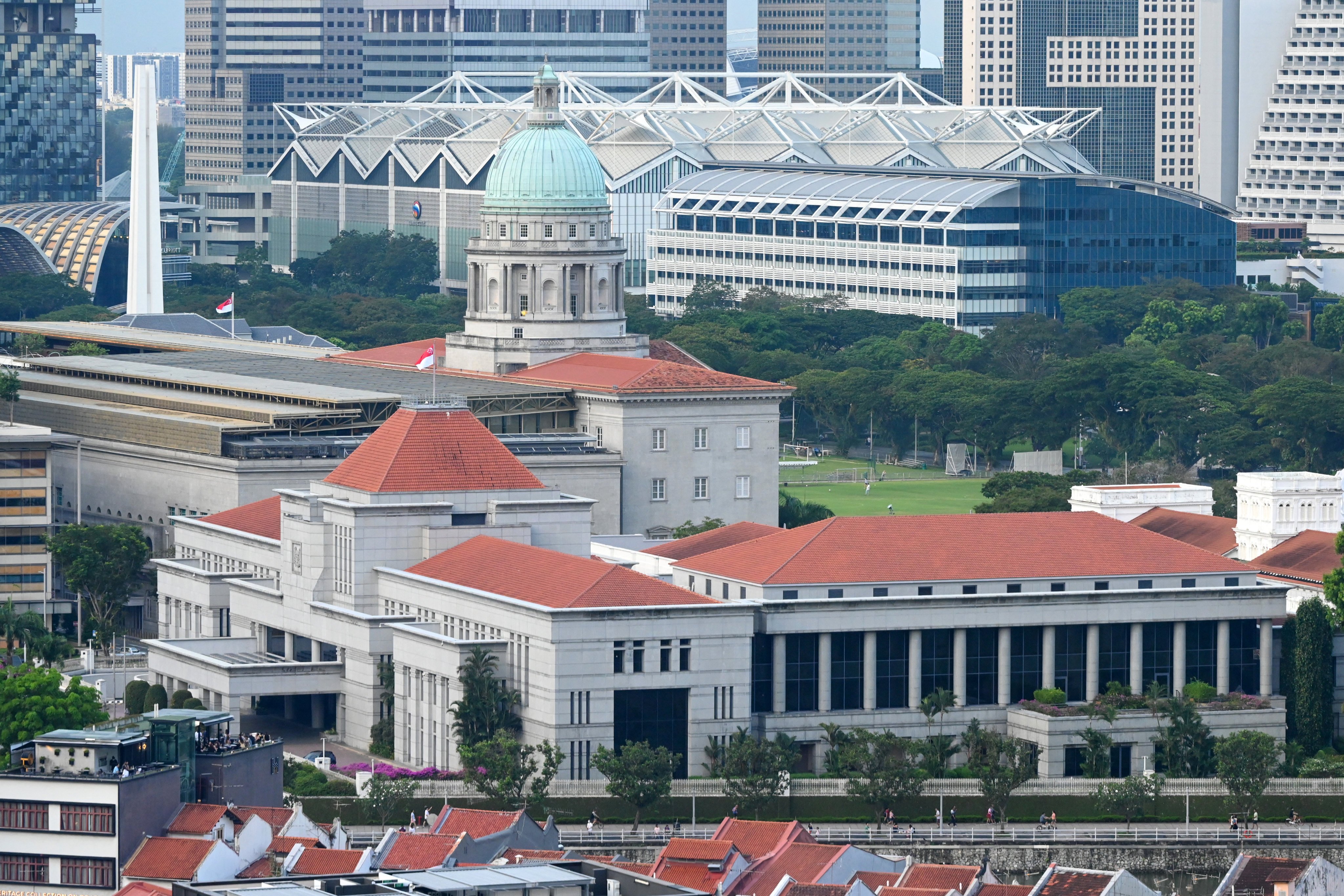Parliament House in Singapore. Political office-holders' salaries were last reviewed in 2017. Photo: AFP