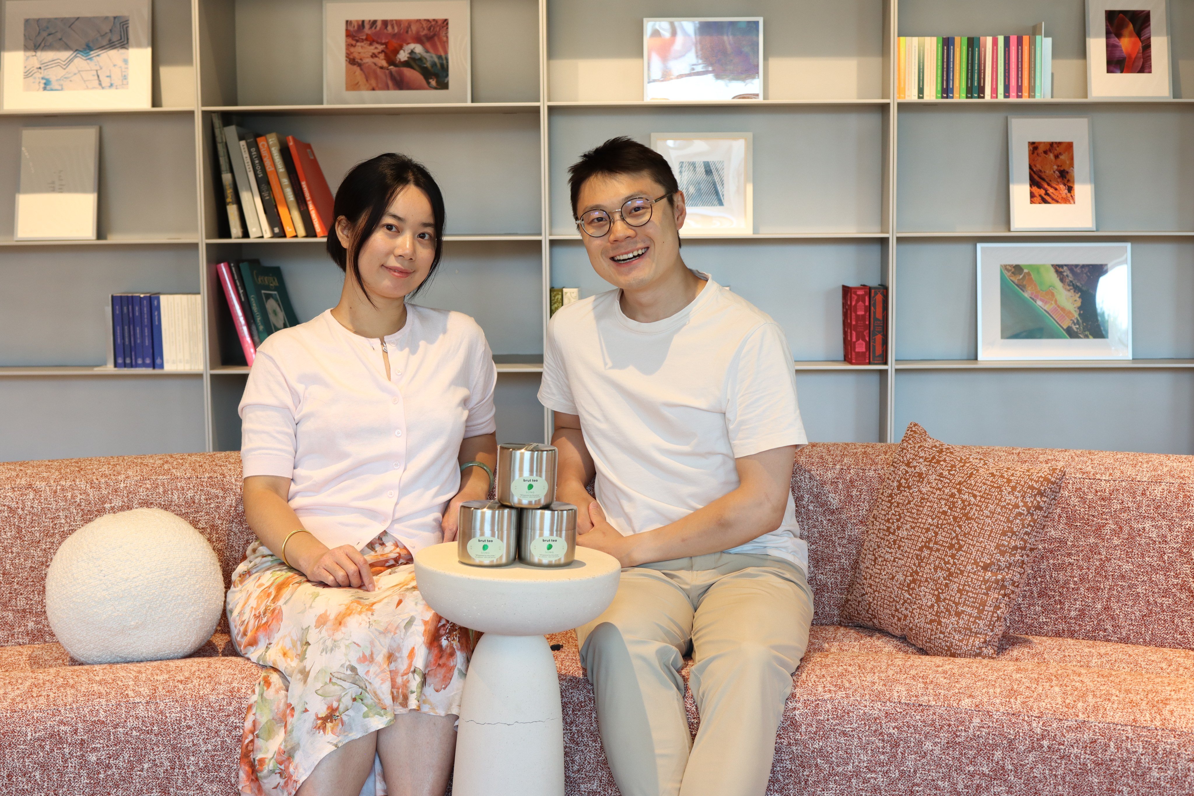 Hongkongers Joyce Ding and Raphael Chow are the co-founders of London-based Brut Tea, a fine loose leaf tea company whose sales of Chinese matcha have eclipsed those of its original loose leaf teas. Photo: Brut Tea