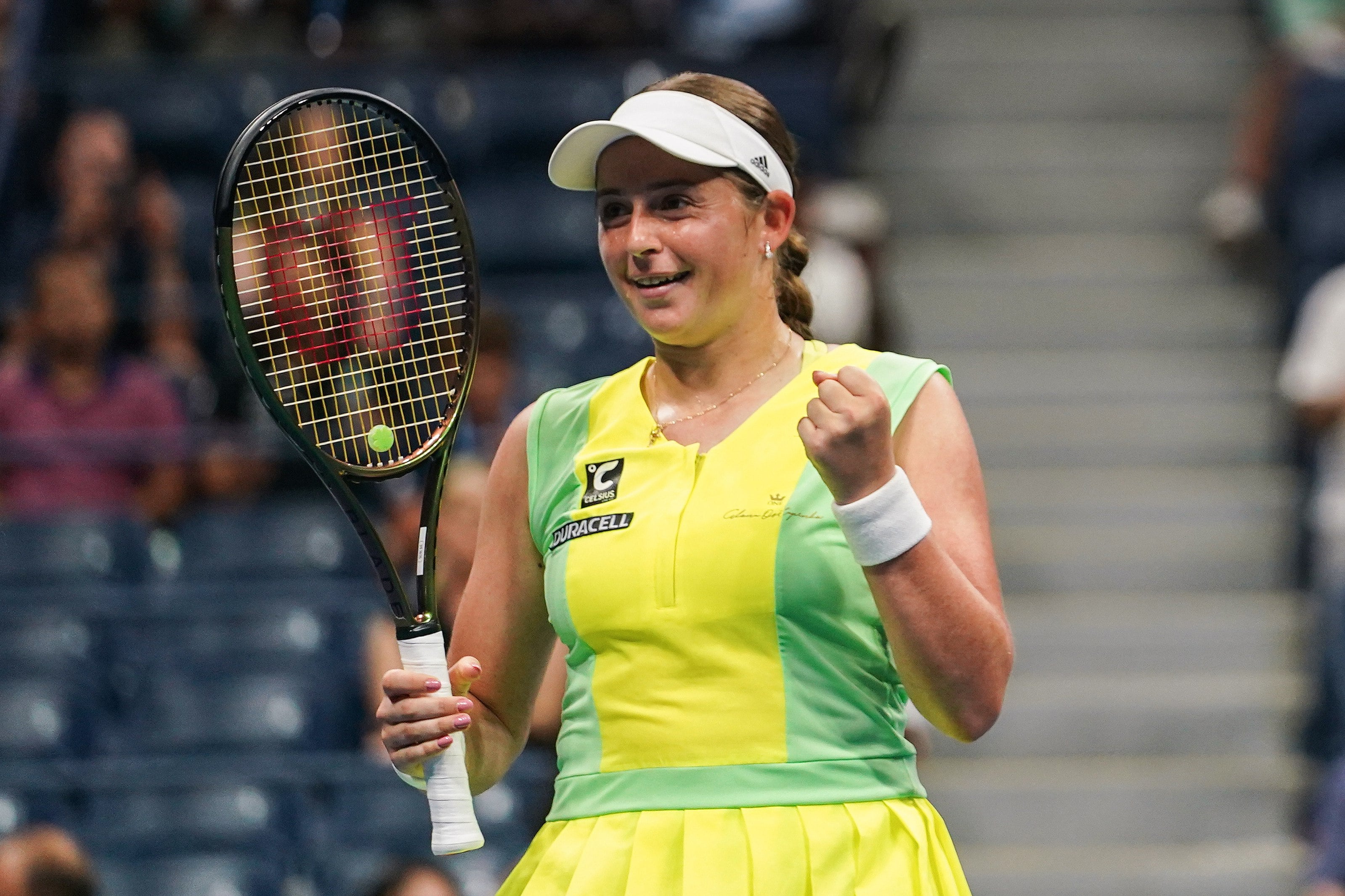 Jelena Ostapenko is Latvia’s top tennis player. Photo: EPA-EFE