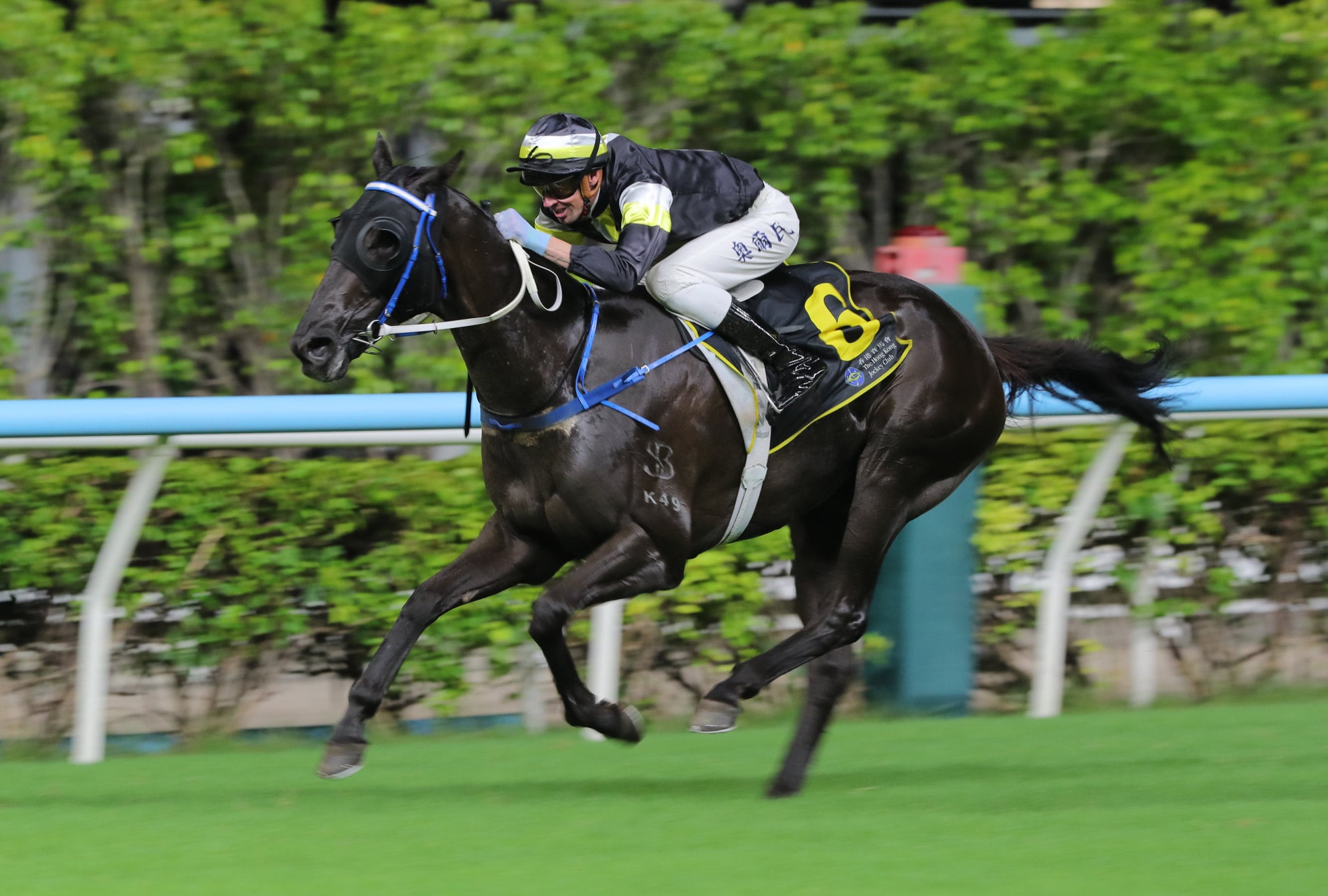 James Orman guides No Other Choice to a dominant victory. James Orman guides No Other Choice to a dominant victory.