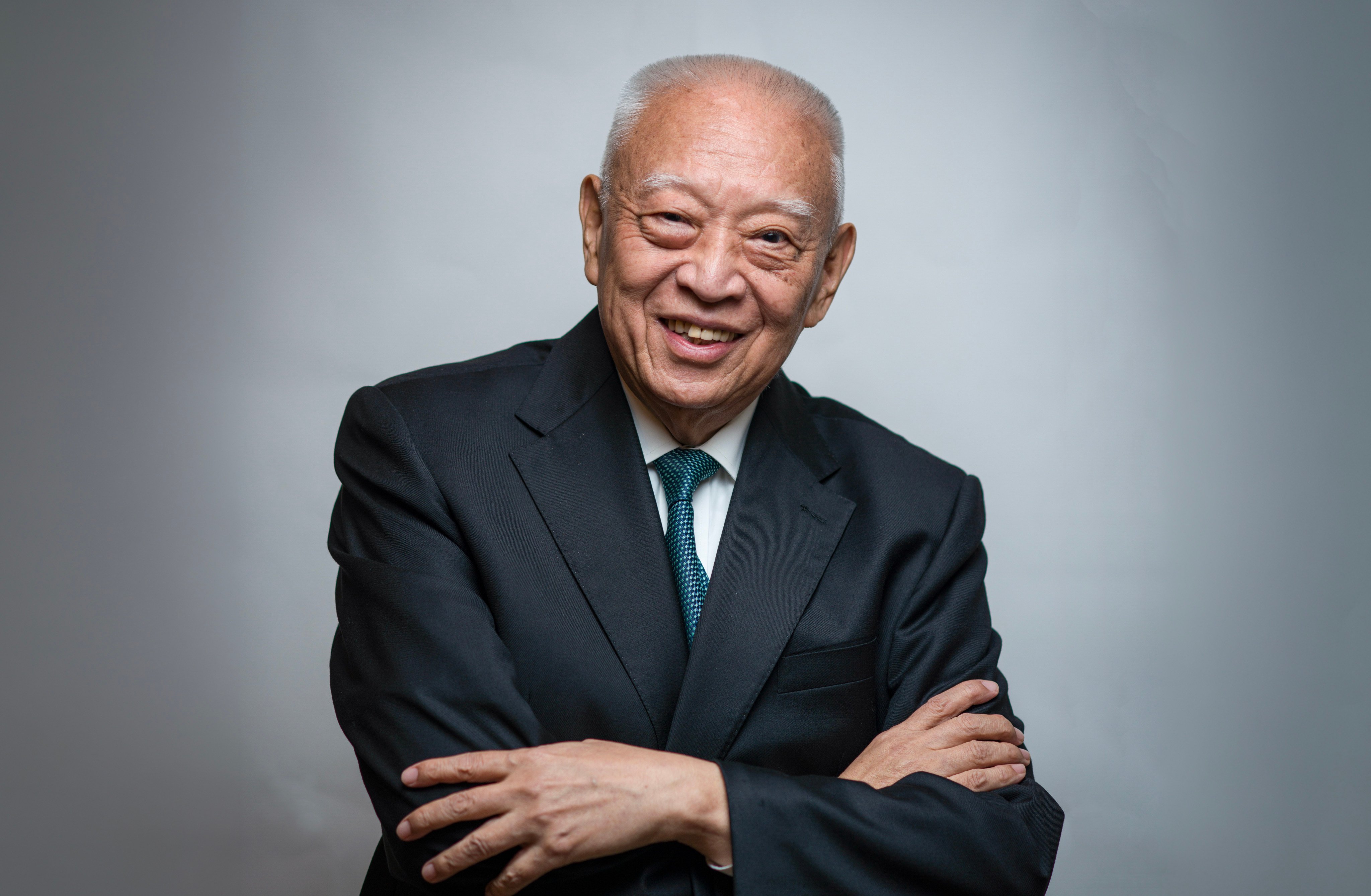 Tung Chee-hwa poses for a portrait at the Office of Former Chief Executives in Mid-Levels in June 2017. Photo: Antony Dickson