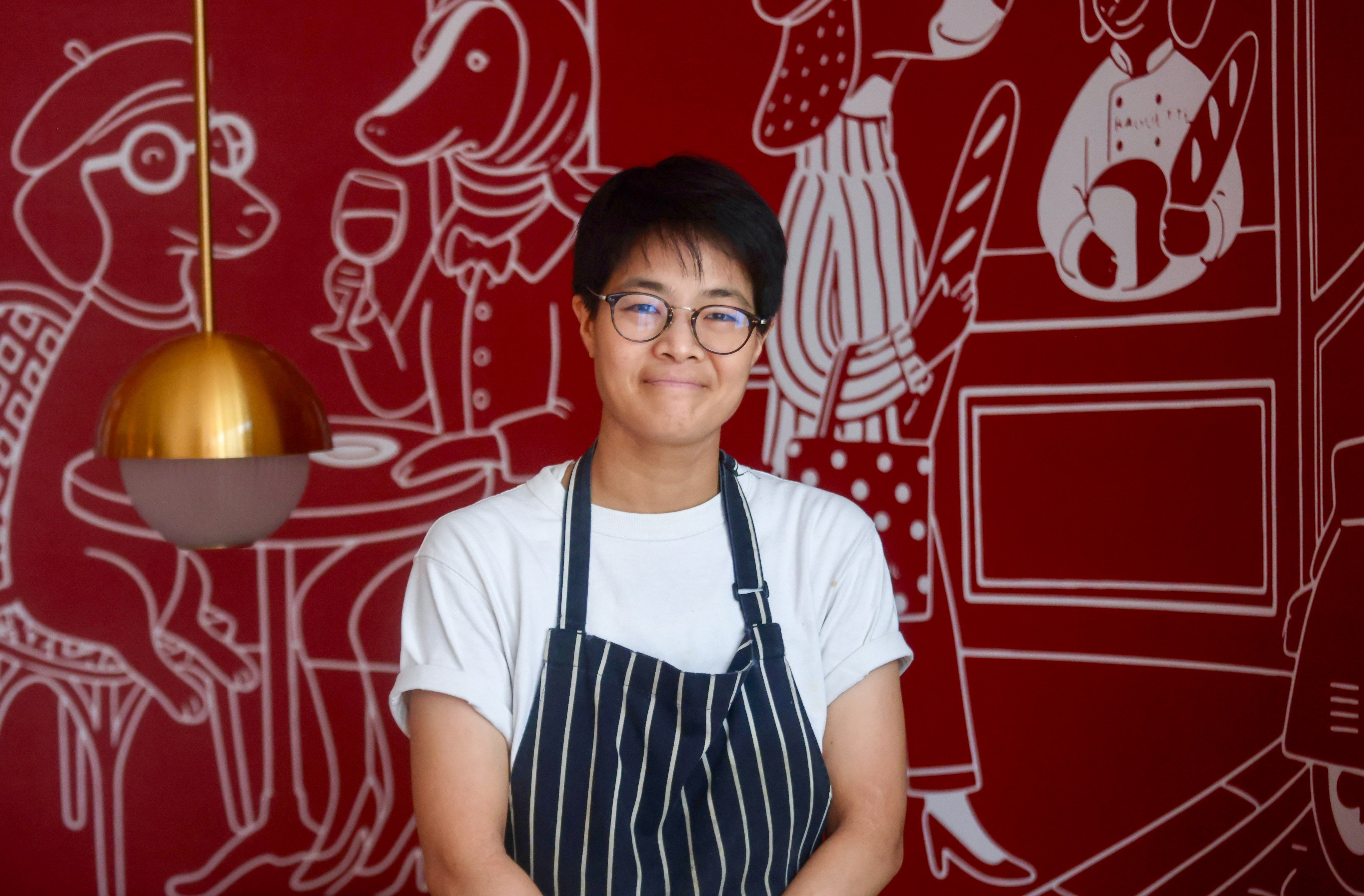 Tiffany Lo at Bistrot’s Suzette at Cullinan Sky Mall in Hong Kong’s Kai Tak neighbourhood. Photo: Jonathan Wong