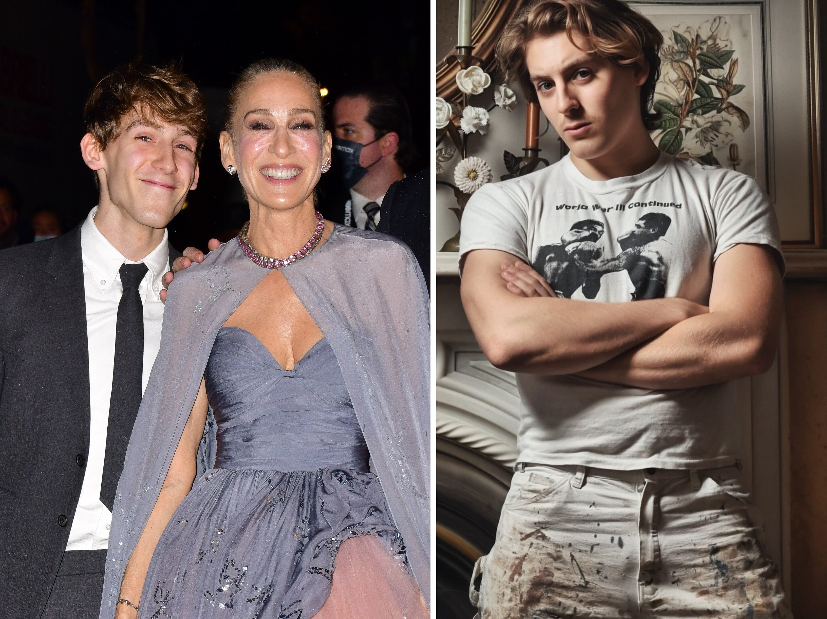 Sarah Jessica Parker’s eldest child, James Wilkie Broderick, has quietly built an acting resume. Photos: Getty Images; @jwbr0derick/Instagram