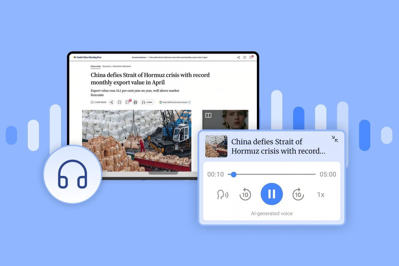 To use our text-to-speech feature, click or tap on the “Listen” button in the header of any eligible article.