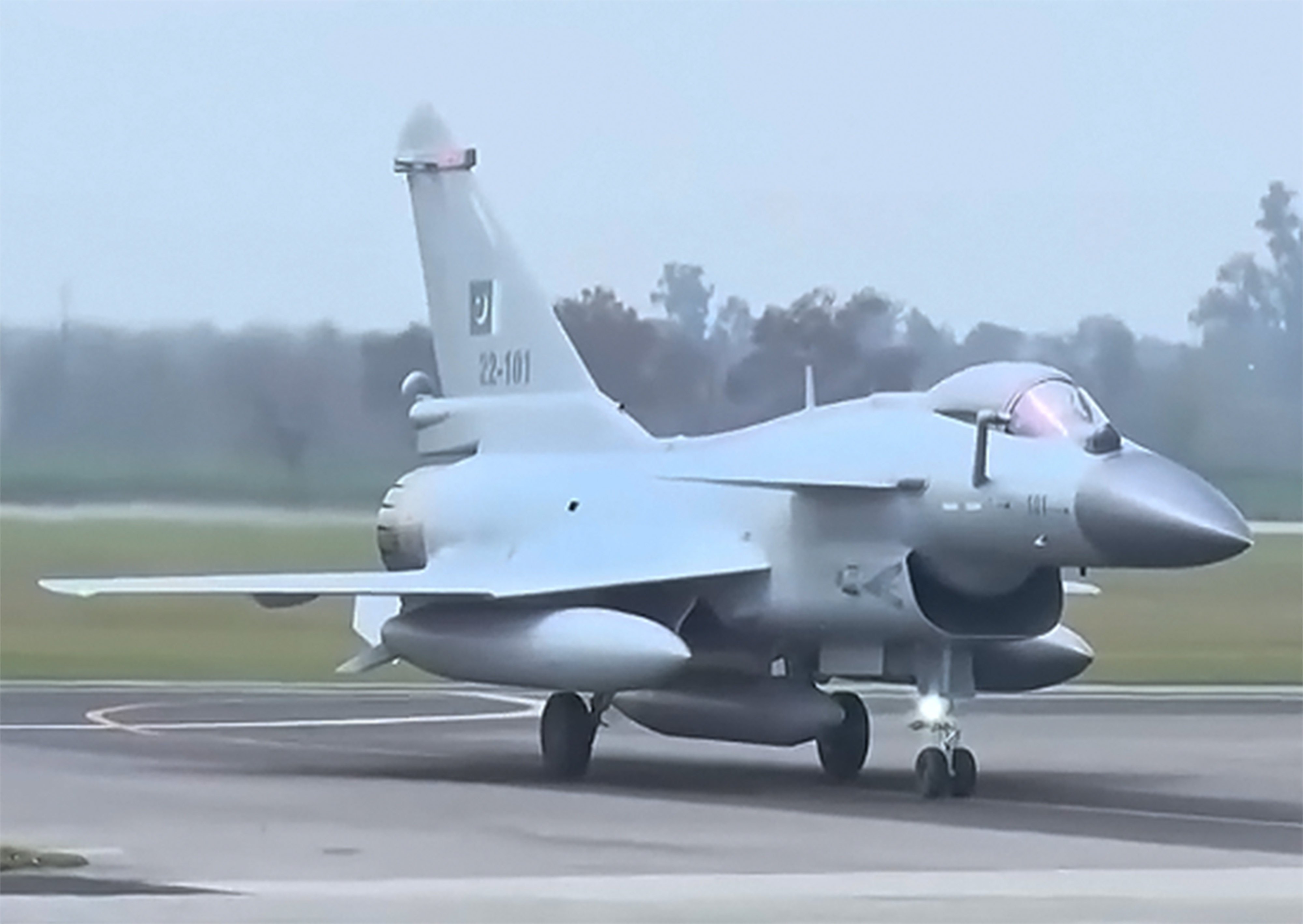 Pakistan put the J-10CE to the test during a brief conflict with India last year. Photo: CCTV