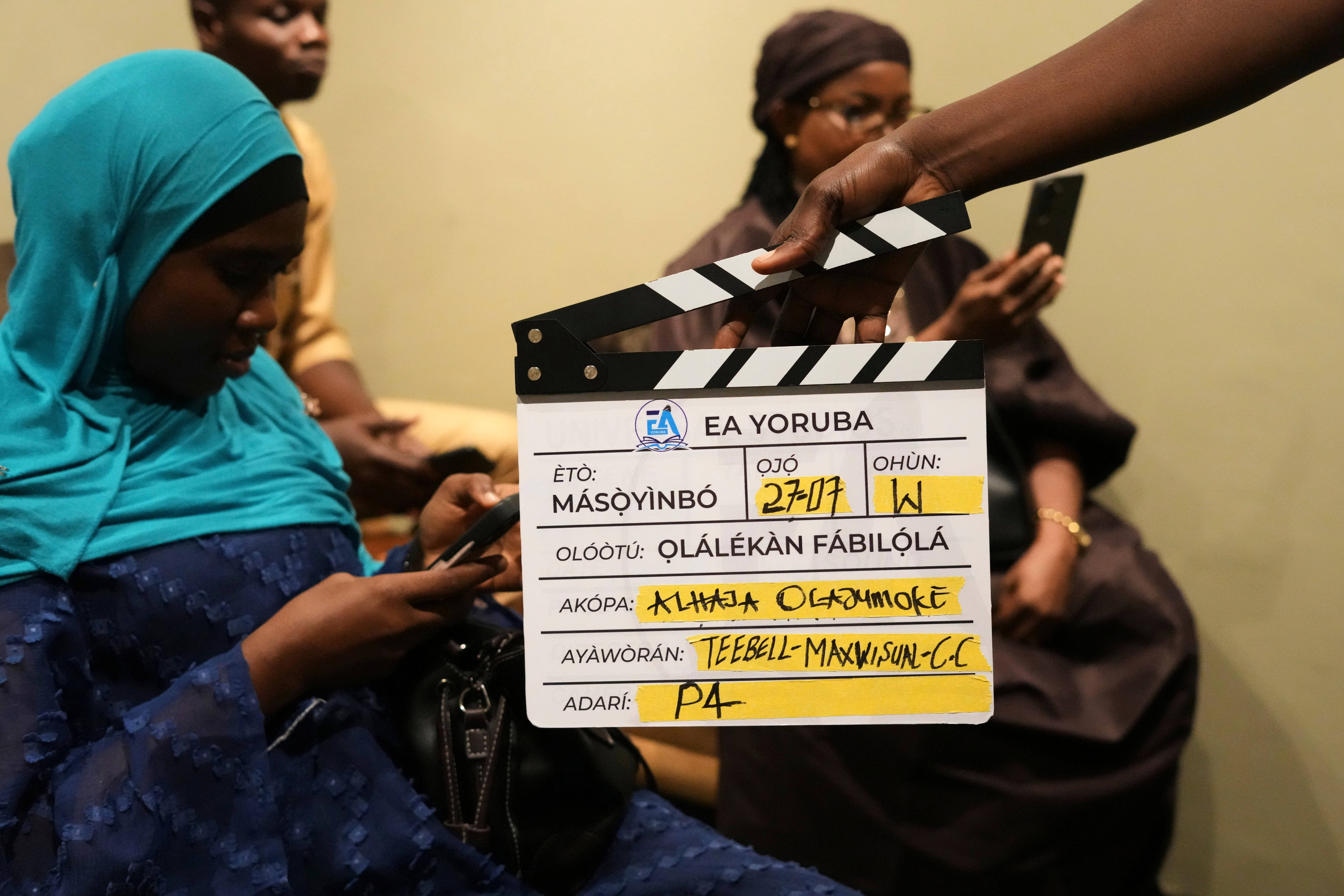 A Nigerian television show helps diaspora youth learn Yoruba. Photo: AP