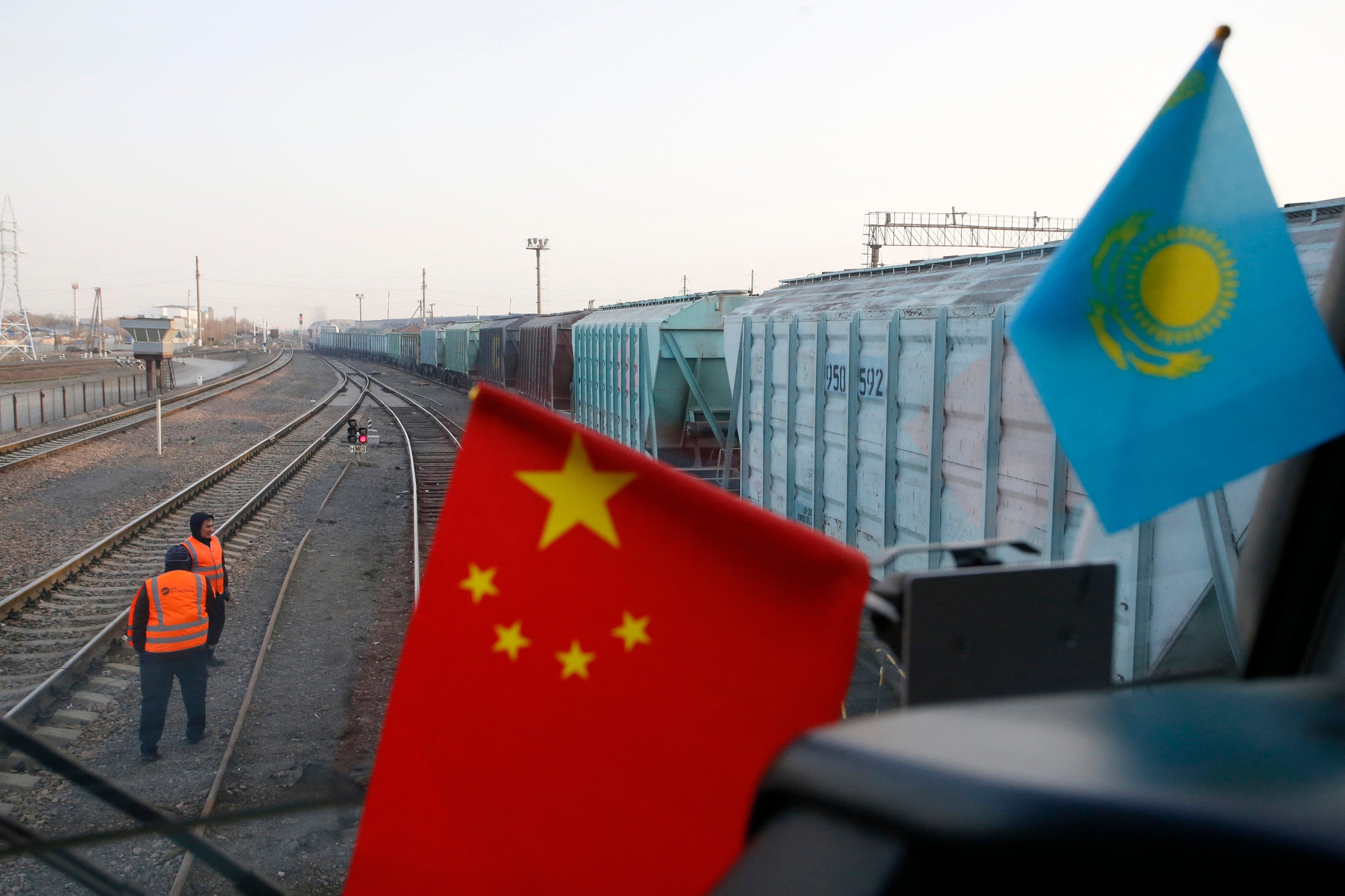 The managing director of sovereign wealth fund Samruk-Kazyna says Kazakhstani companies should aim to build a long-term presence in the neighbouring nation. Photo: AFP