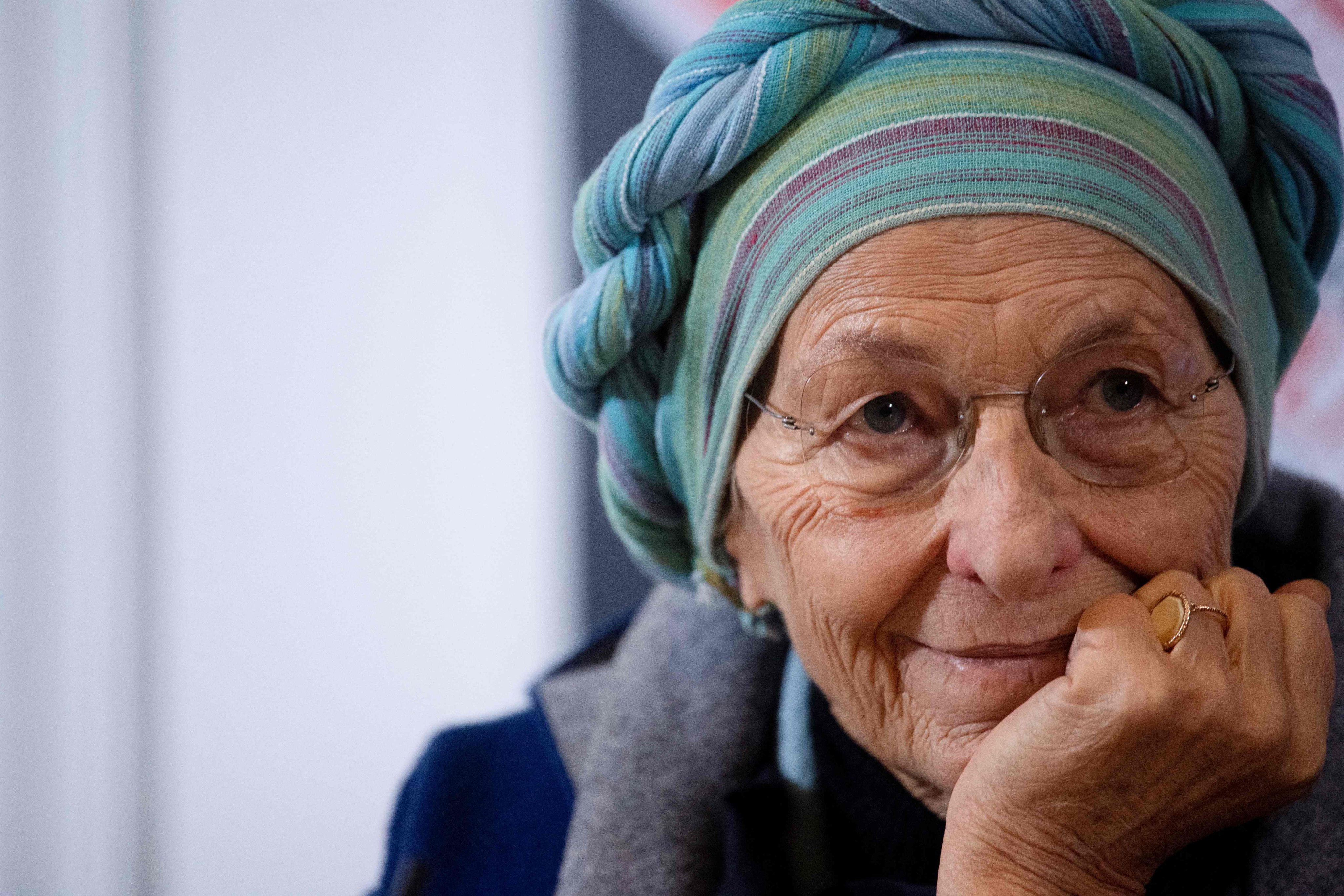 Italian senator Emma Bonino looks on during an event in December 2019. Photo: AFP
