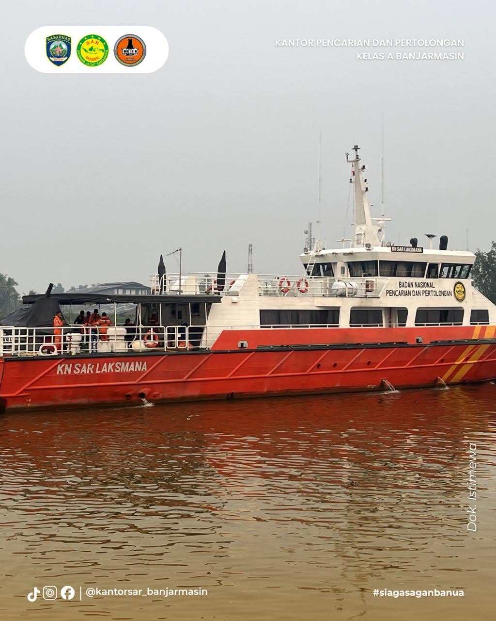 Indonesia has deployed a rescue vessel to search for passengers aboard a ship that was earlier reported missing in the Java Sea. Photo: Facebook/basarnas.banjarmasin