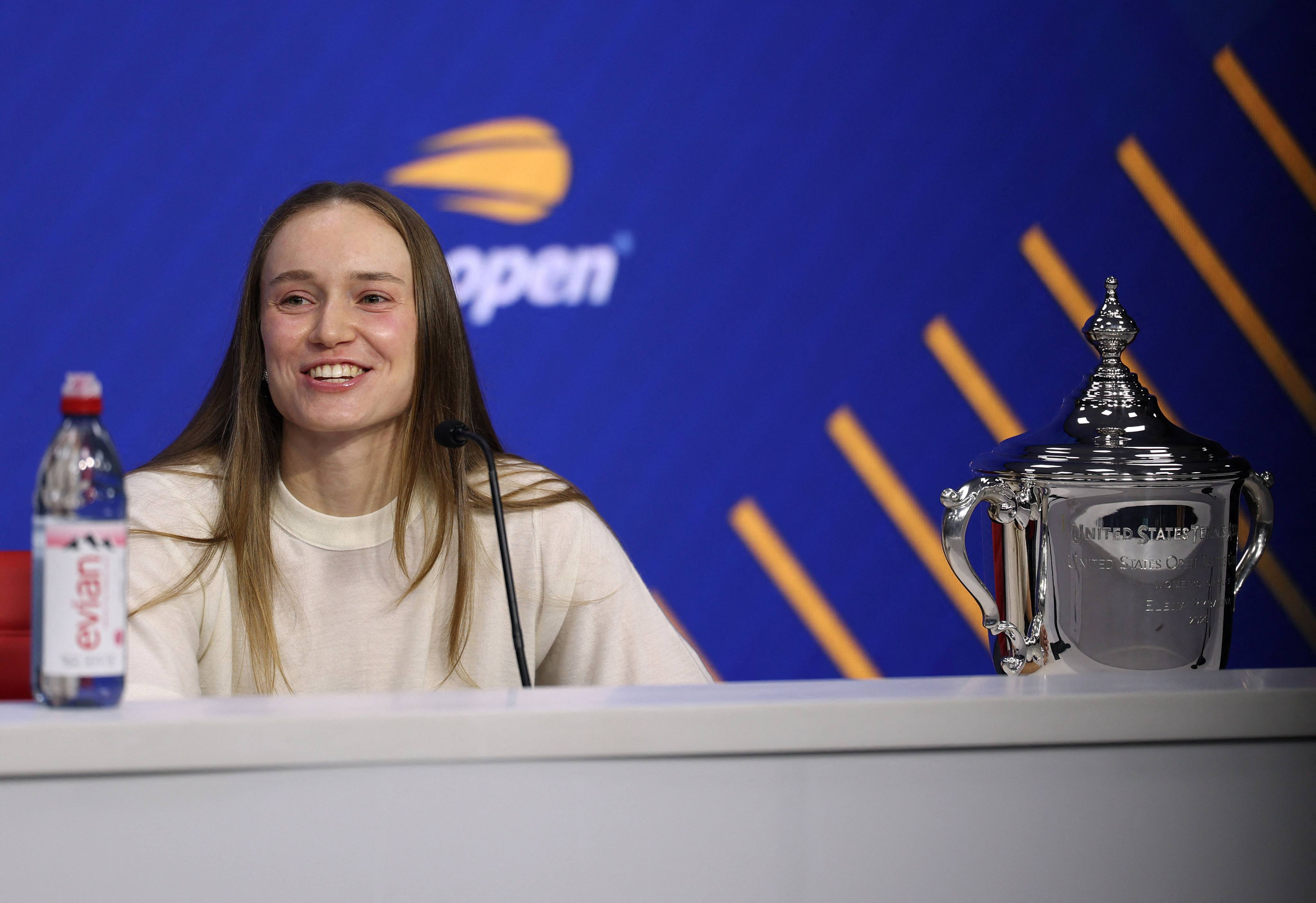Elena Rybakina said things "didn't look that great" at the start of the US Open but things fell into place by the end. Photo: AFP