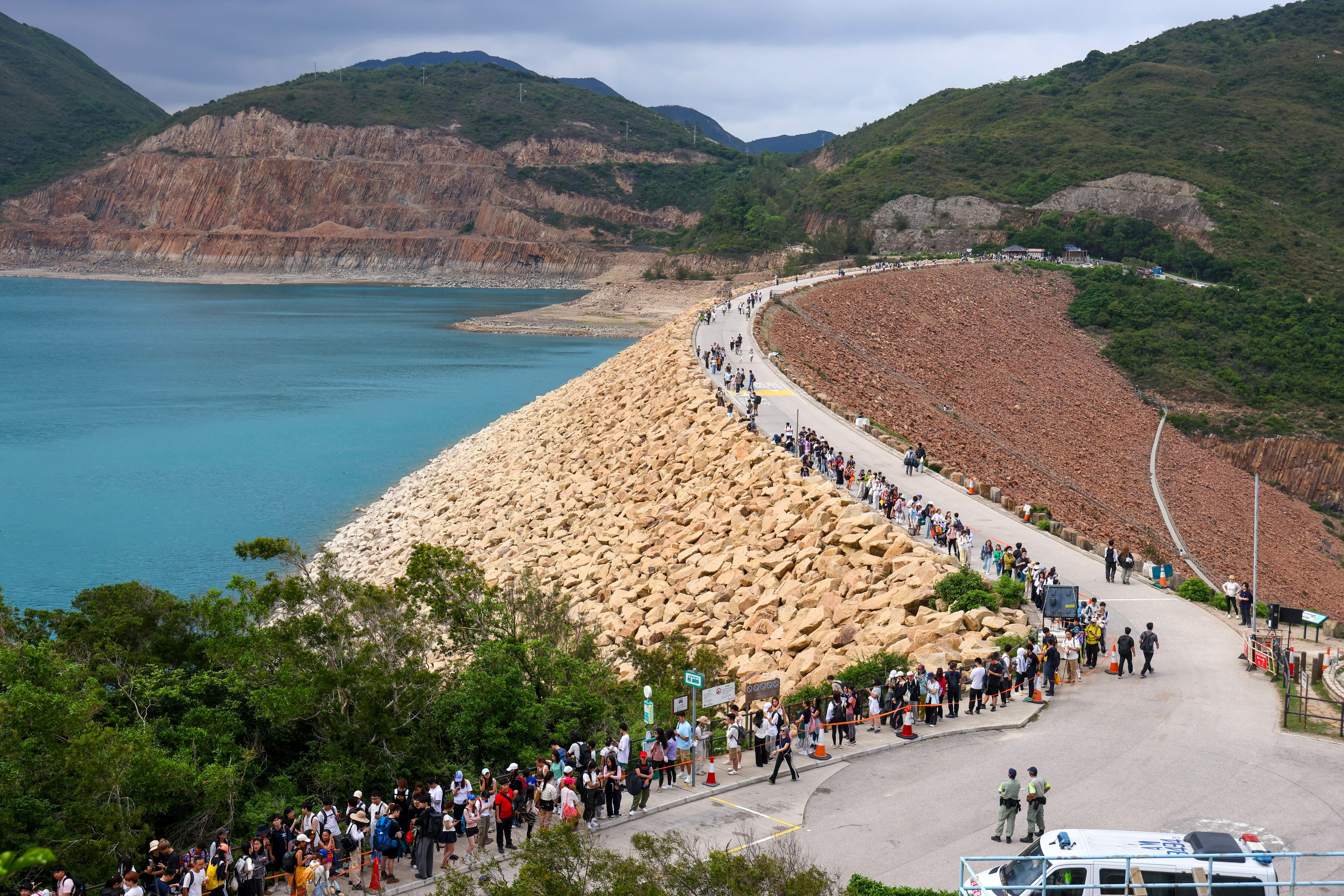 Visitors flock to East Dam and Po Pin Chau in Sai Kung on the first day of mainland China’s Labour Day “golden week” holiday in May. Photo: Dickson Lee