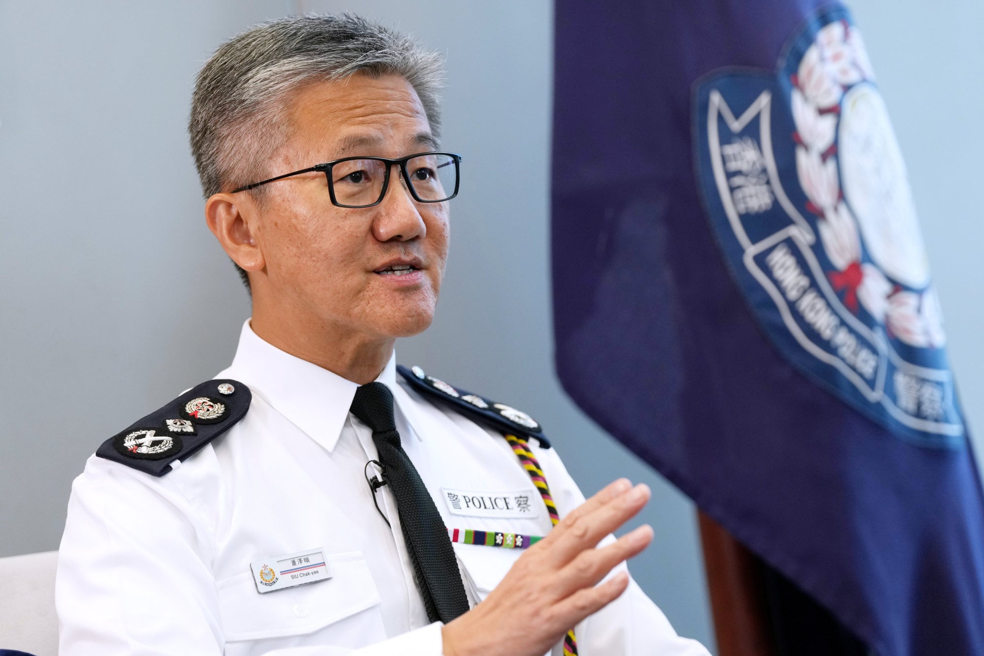 The then commissioner of police Raymond Siu defended the officer’s decision to shoot the man. Photo: Elson Li The then commissioner of police Raymond Siu defended the officer’s decision to shoot the man. Photo: Elson Li