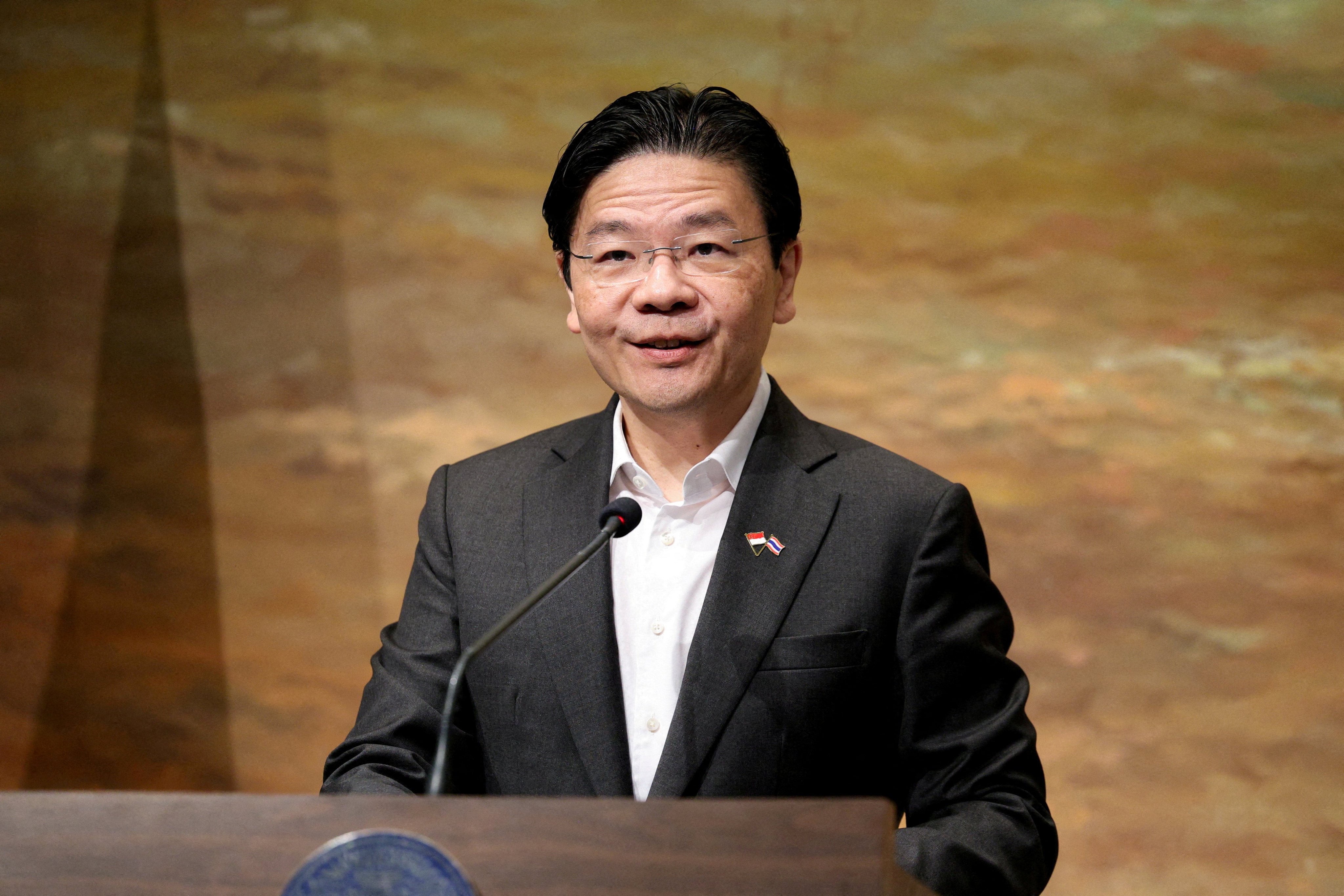Singapore Prime Minister Lawrence Wong’s annual pay benchmark will rise to S$3.6 million (US$2.83 million) on October 15. Photo: Reuters