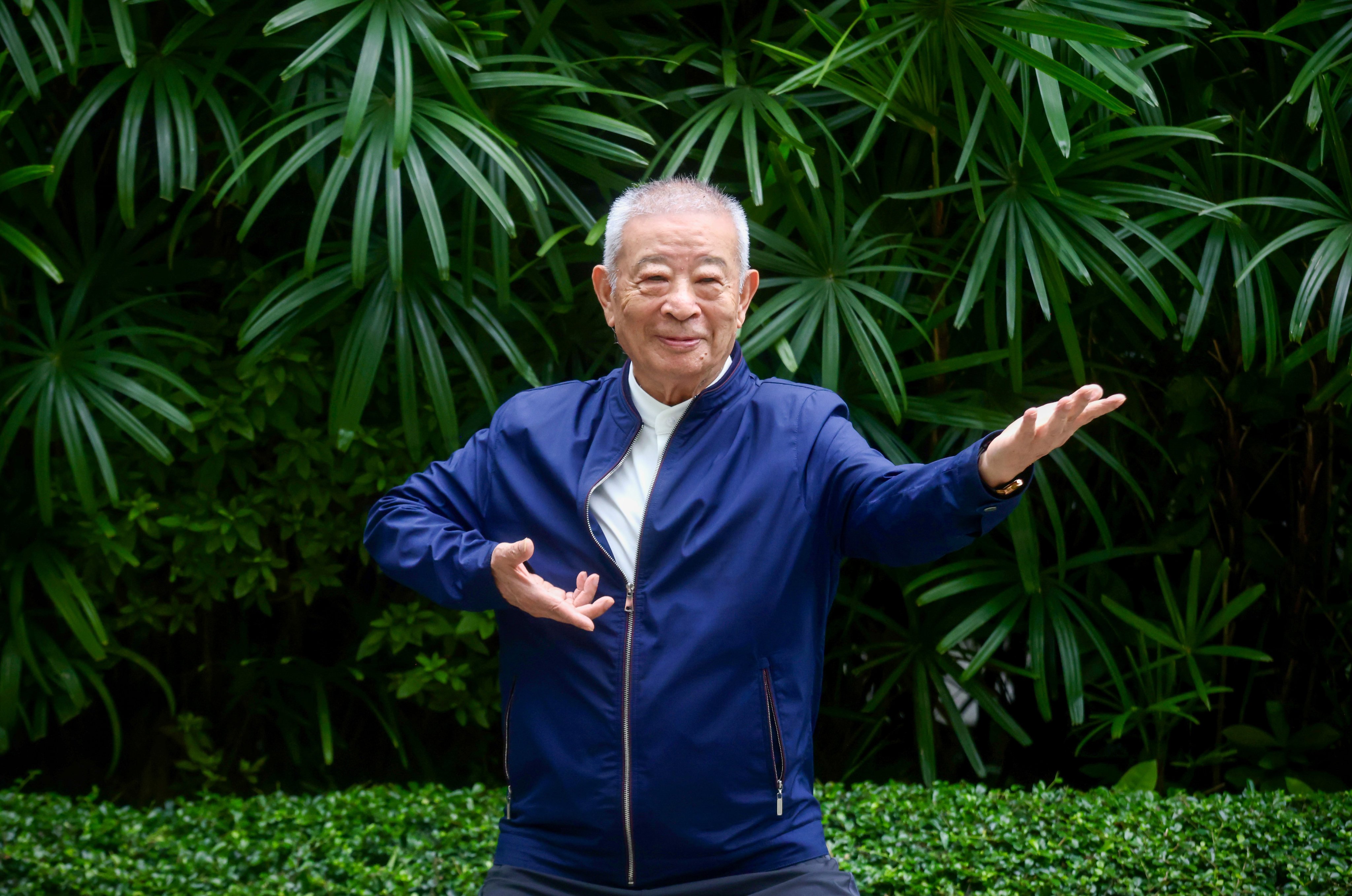90-year-old Wuxia master Wu Bin, in Wan Chai. 17AUG26 SCMP/Jonathan Wong