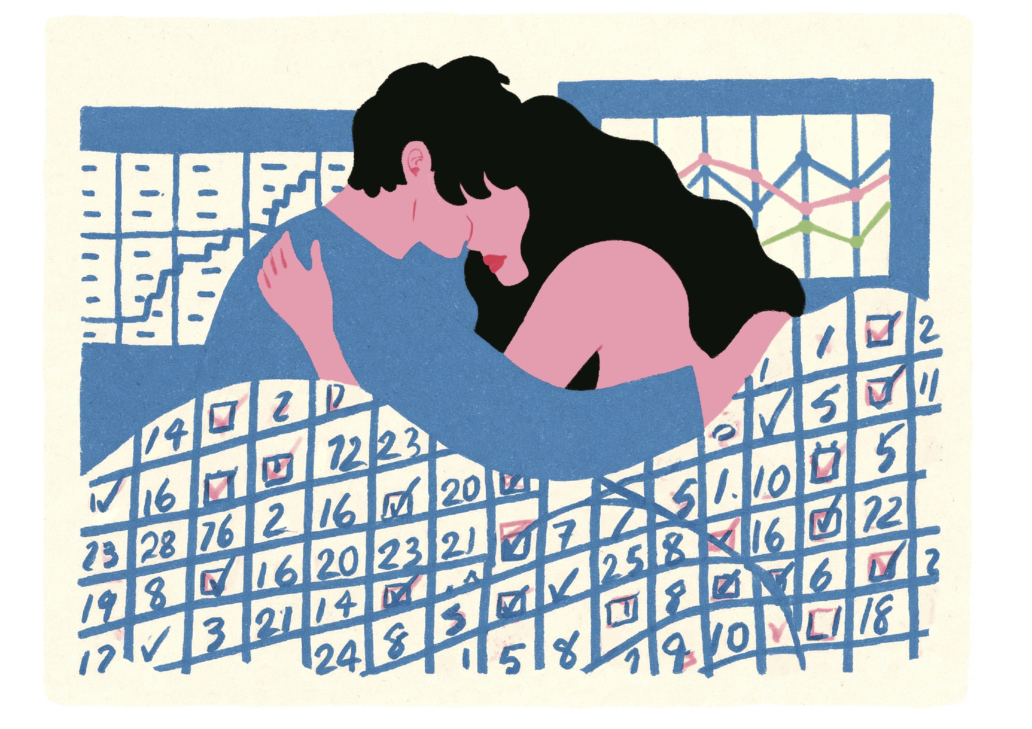 Experts say that sexual satisfaction, not frequency, fuels happier relationships, and that intimacy does not necessarily mean intercourse. Illustration: Mario Cameira