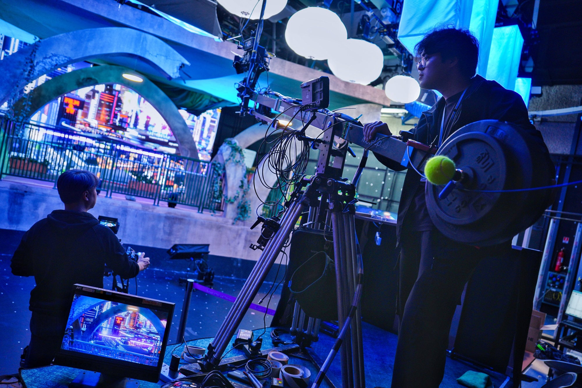 The Screen Production and Research Centre and film studio of the Hong Kong Academy for Performing Arts. Photo: Elson Li The Screen Production and Research Centre and film studio of the Hong Kong Academy for Performing Arts. Photo: Elson Li