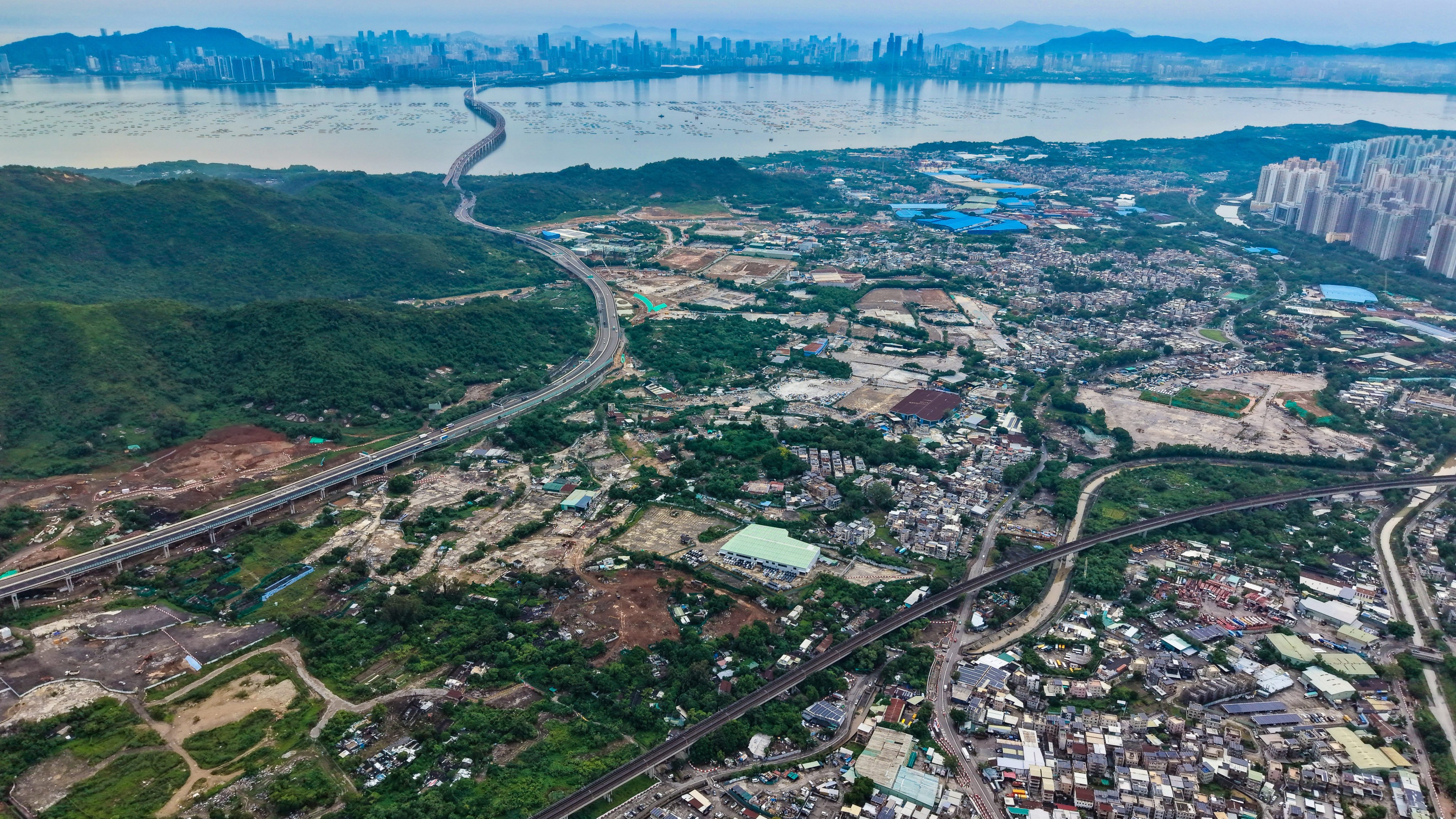 A view of the Hung Shui Kiu/Ha Tsuen New Development Area of the Northern Metropolis. Photo: Karma Lo
