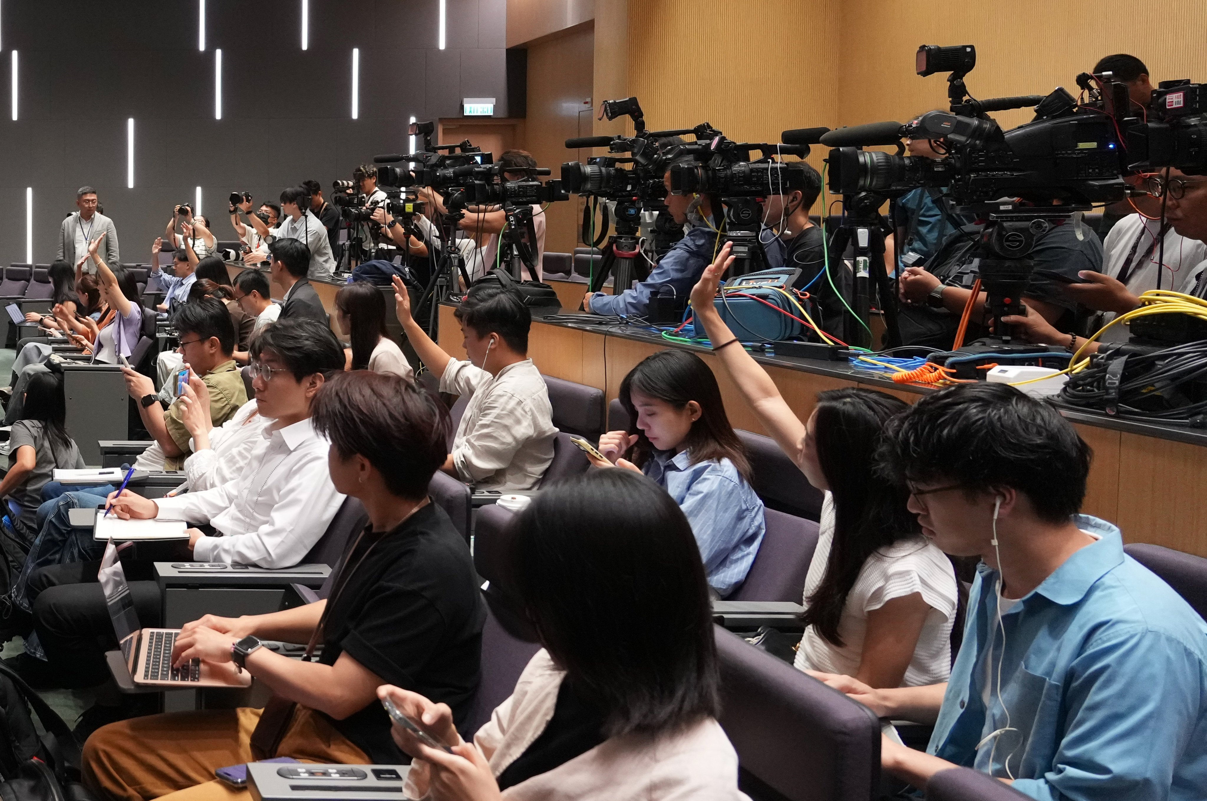 scmp.com - Simpson Cheung - Hong Kong leader vows support for media's global reach, to review TV practice code