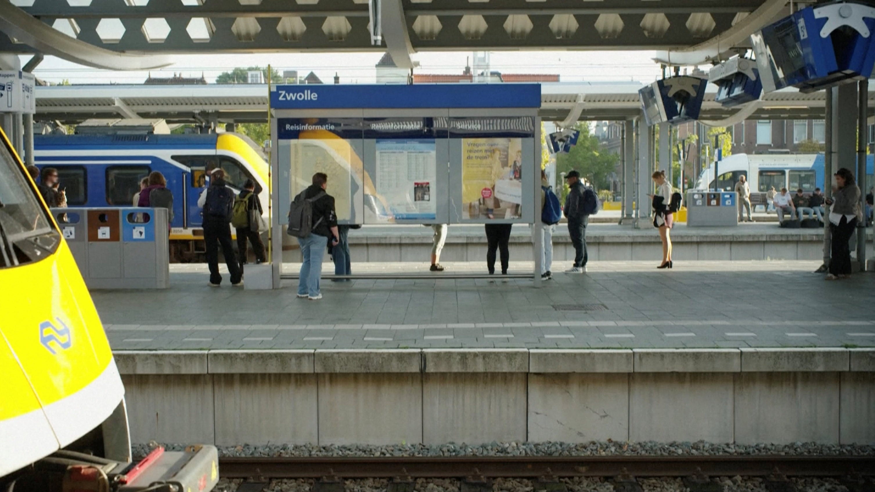 Train services across large parts of central and northern Netherlands were brought to a standstill. Photo: Reuters
