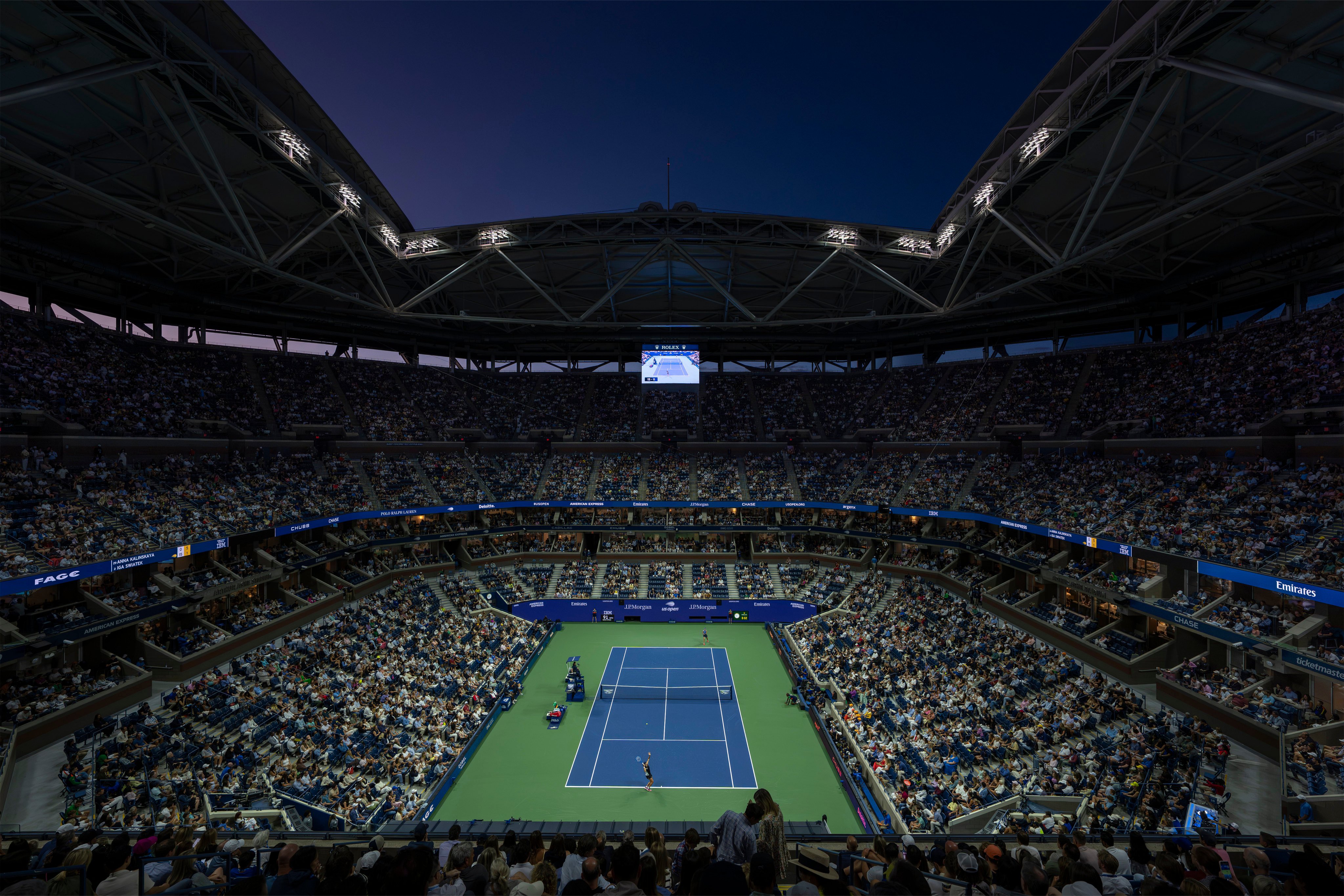 Home to the US Open, New York’s Arthur Ashe Stadium stands as the world’s largest tennis venue. Photo: Handout