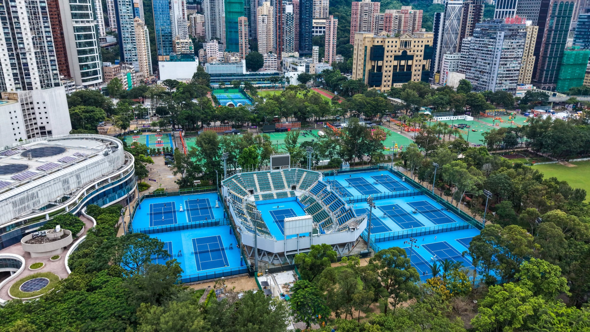 Authorities are considering an all-weather multipurpose redevelopment of Victoria Park’s Centre Court to host higher-level sports events. Photo: Karma Lo Authorities are considering an all-weather multipurpose redevelopment of Victoria Park’s Centre Court to host higher-level sports events. Photo: Karma Lo