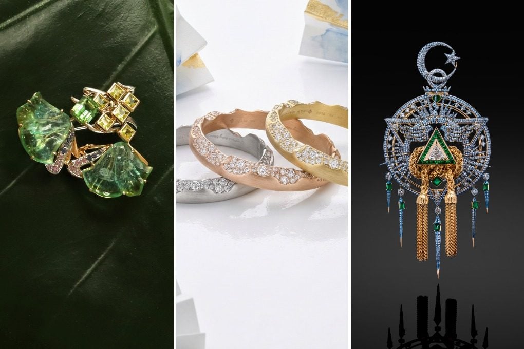 Pieces from brands (from left) Calla Lily, Pen Mane and Austy Lee. Asian luxury consumers are increasingly turning to bespoke jewellery. Photos: Calla Lily, Pen Mane, Austy Lee