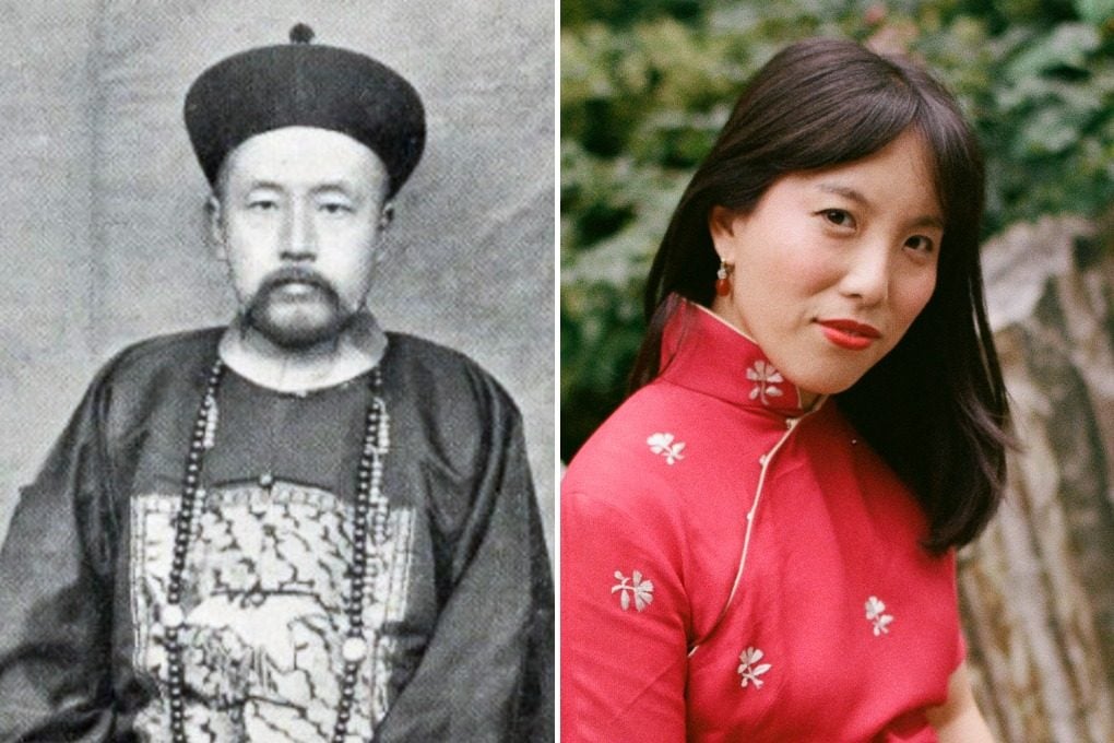 Chinese politician Duanfang (left) and his great-great-great-granddaughter E.L. Shen, a Chinese-American author whose new novel Foreigners follows three family members in different times who experience marginalisation in China and modern America. Photos: Wikipedia, Cassie Vu