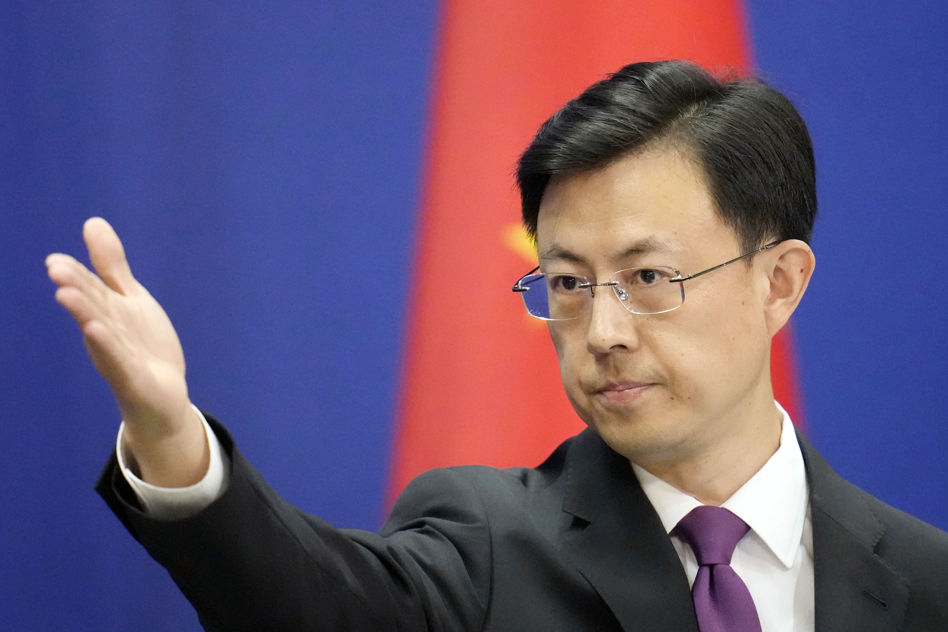 Chinese foreign ministry spokesman Guo Jiakun says Beijing “opposes long-arm jurisdiction that has no basis in international law or the authorisation of the UN Security Council”. Photo: Kyodo