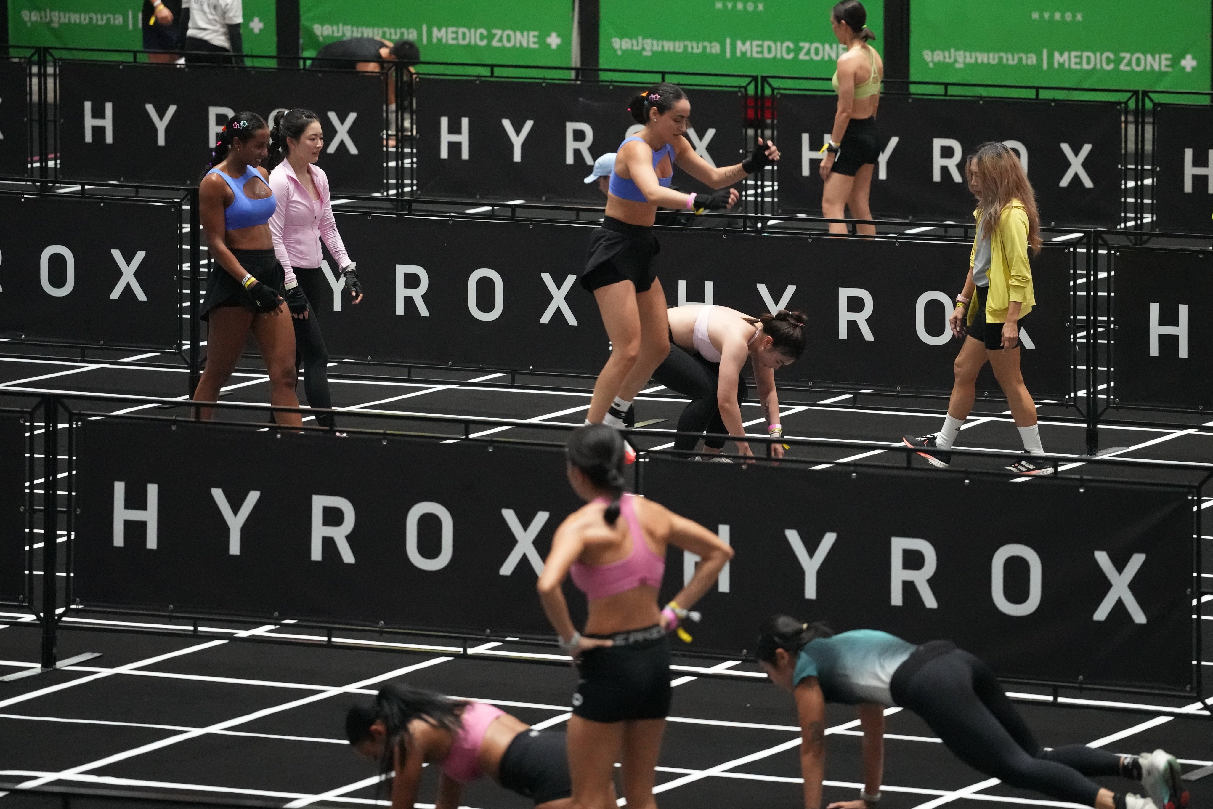 Hyrox China will refund the cost of entry for those affected by Saturday’s incident in Beijing. Photo: AP