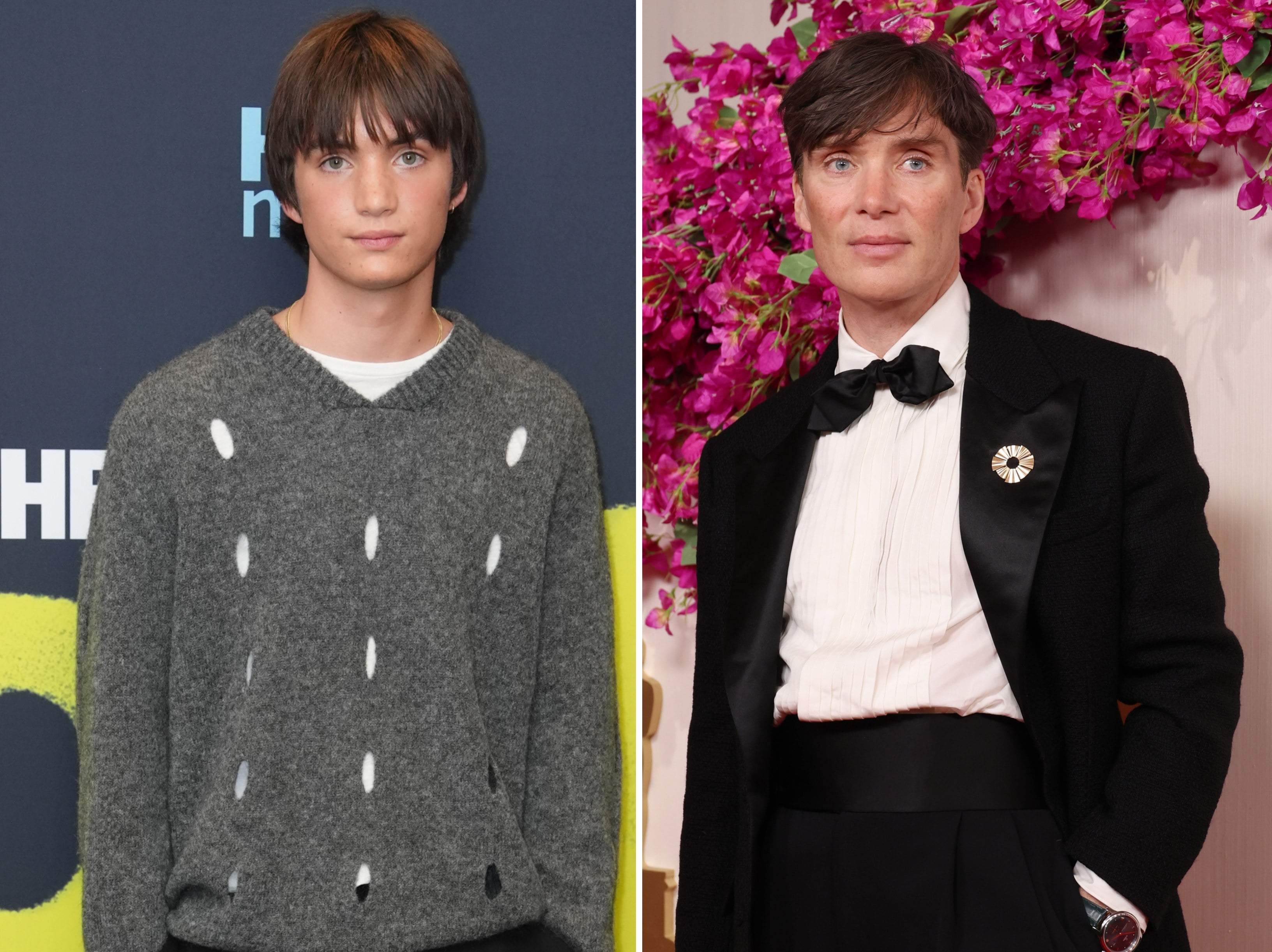 Aran Murphy, the younger son of Irish actor Cillian Murphy, is following in his father's footsteps. Photos: Getty Images