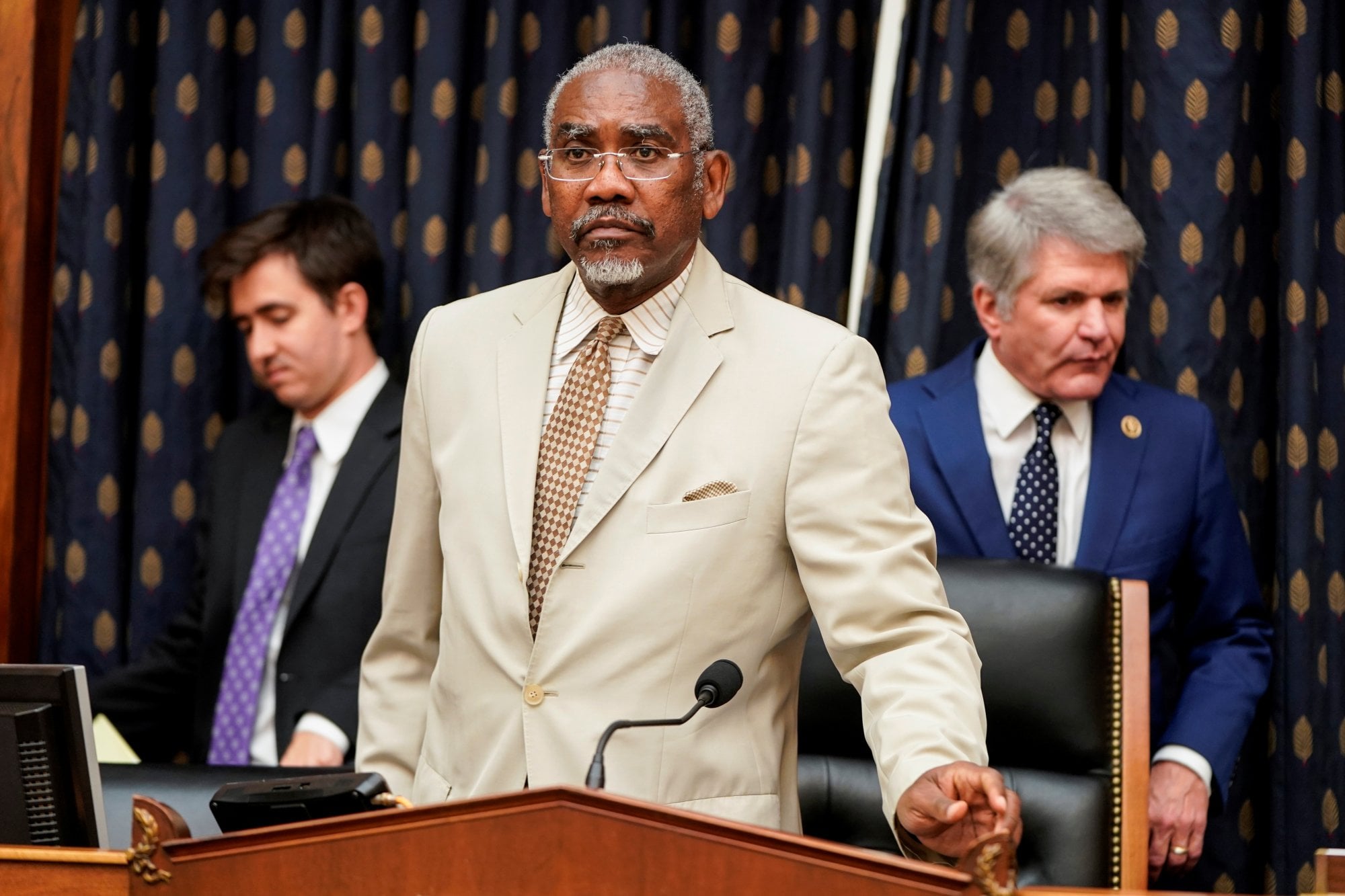 Gregory Meeks, a Democratic representative from New York, opposes the Russia sanctions bill. Photo: Reuters Gregory Meeks, a Democratic representative from New York, opposes the Russia sanctions bill. Photo: Reuters