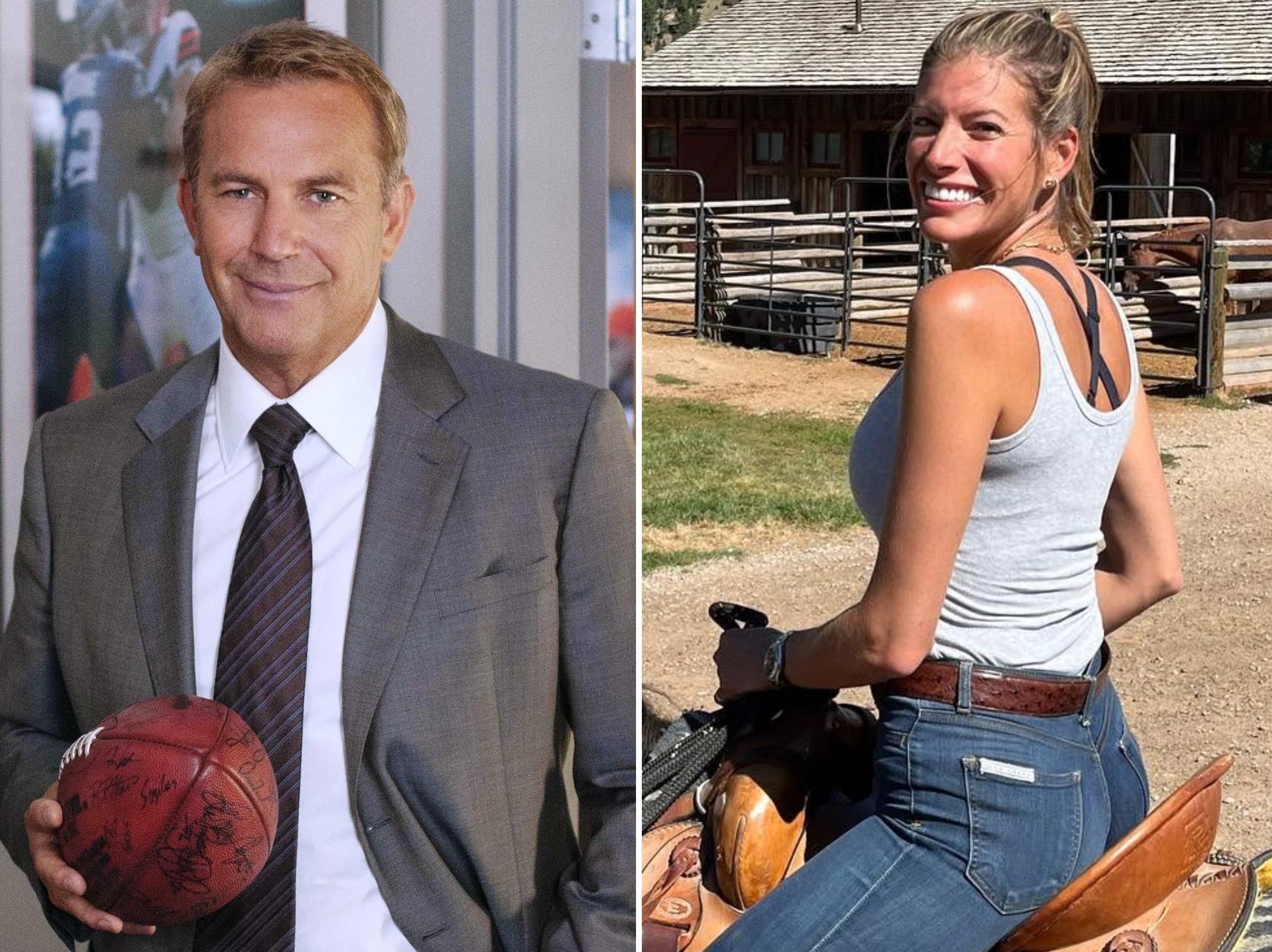 Kevin Costner and Jennifer Milburn were recently spotted on a grocery run together in Santa Barbara. Photos: @kevincostnermodernwest/Instagram; @Blue Delta Jeans/Facebook