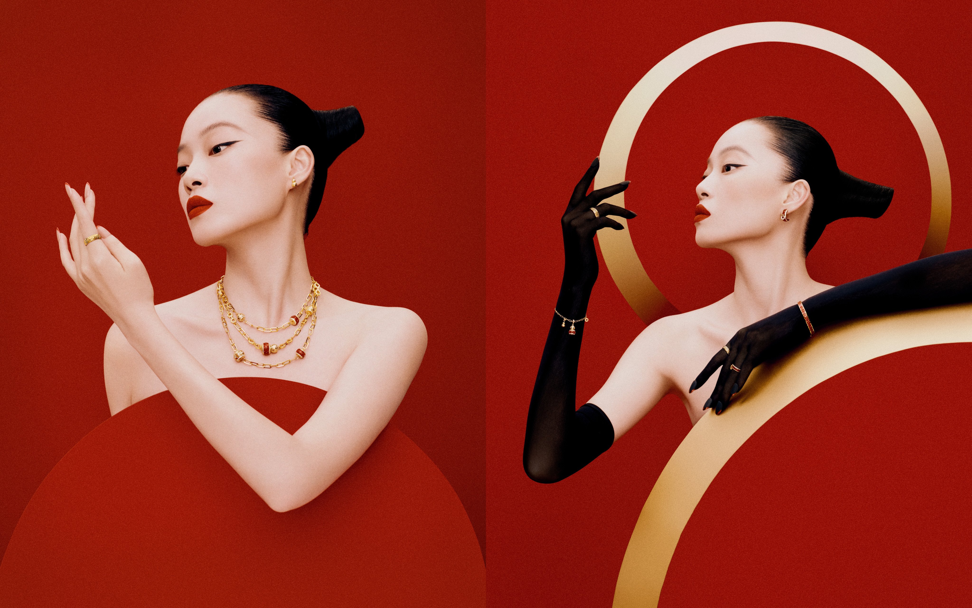 Chow Tai Fook’s Song collection transforms the Chinese drum into contemporary jewellery. Photo: Handout