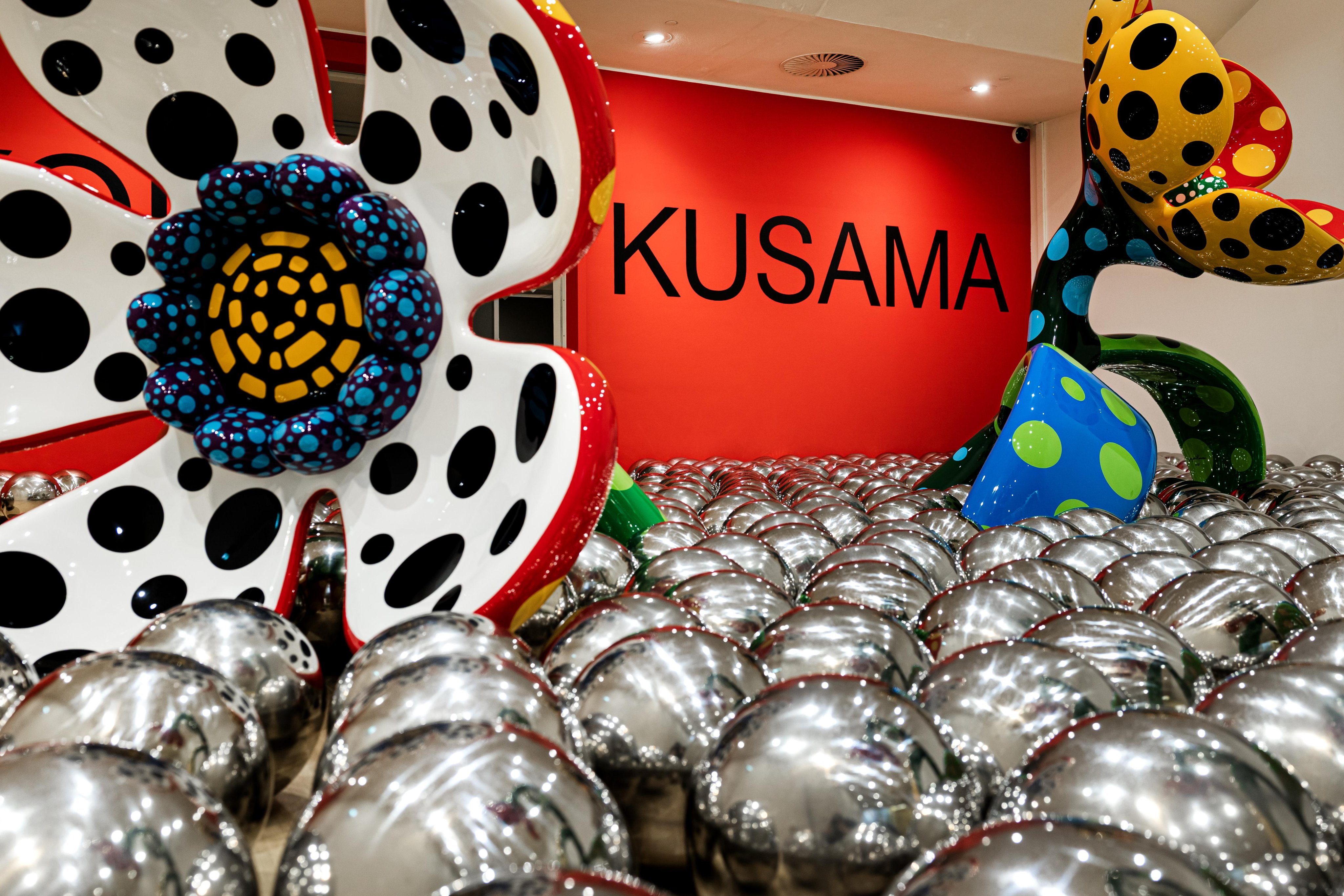 An exhibition of Yayoi Kusama’s work at the Stedelijk Museum in Amsterdam, the Netherlands, has become a posthumous tribute after her death in August. Photo: EPA
