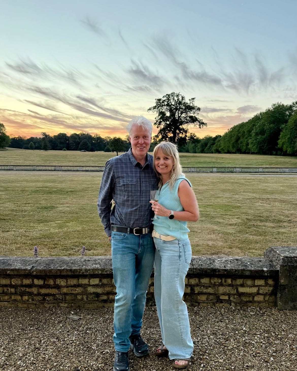 Charles Spencer married his fourth wife, Catrine Spencer, in May this year. Photo: @charles.earl.spencer/Instagram