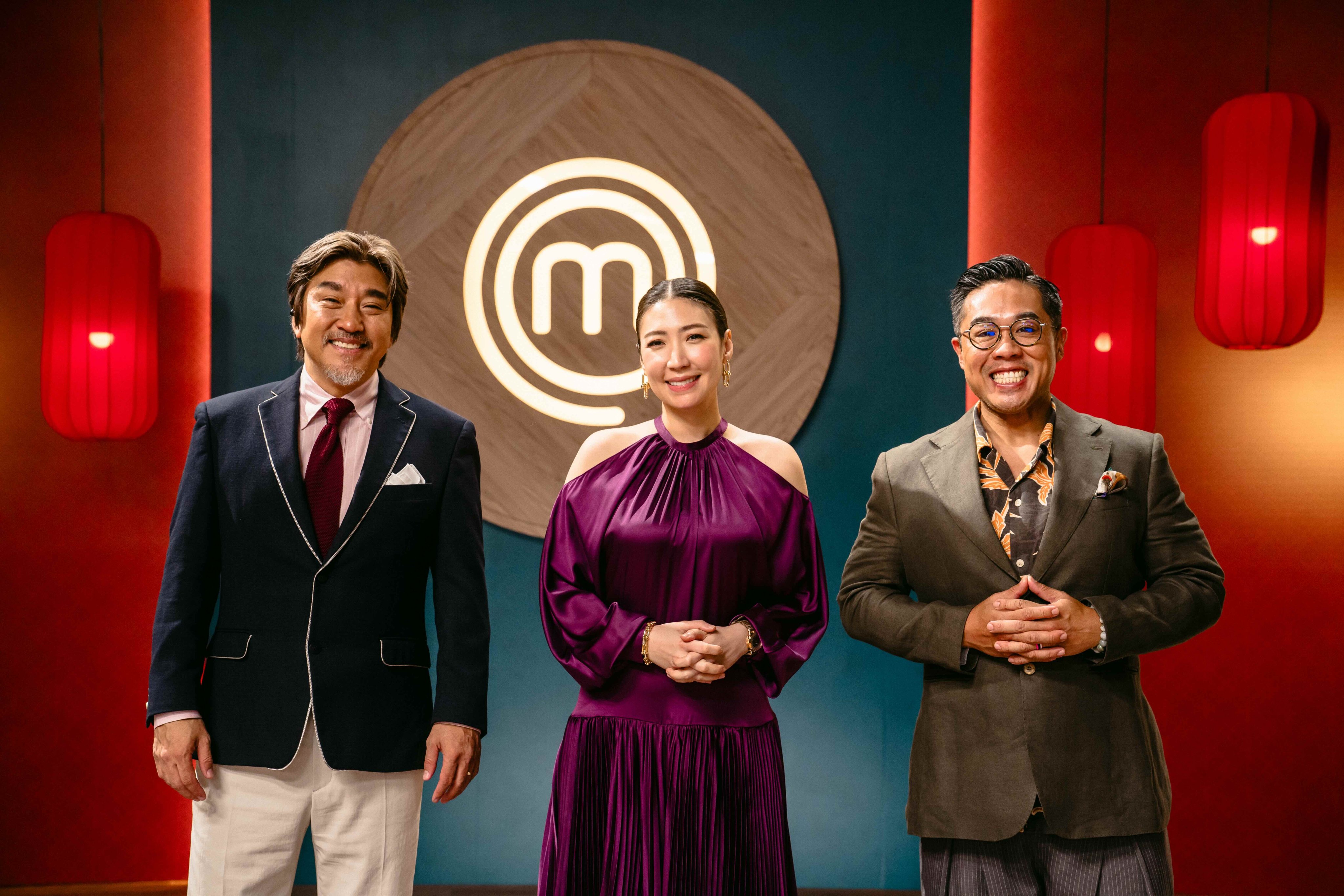 (From left) MasterChef Asia 2026 judges Edward Lee, Pichaya “Pam” Soontornyanakij and Kelvin Cheung. Photo: HBO Max